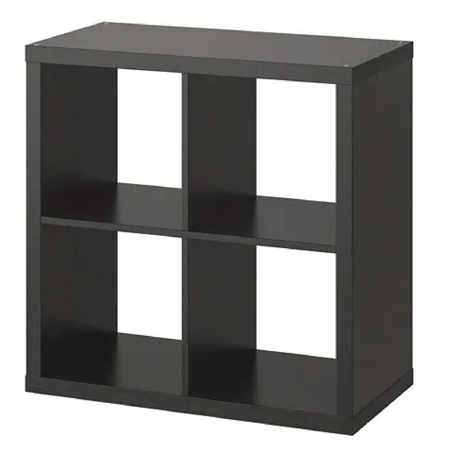 Ikea Kallax Shelf Unit in Black-Brown - image-0