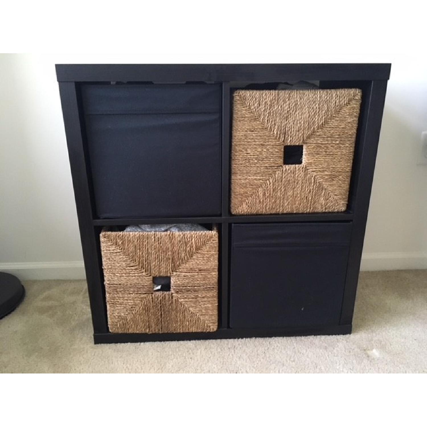 Ikea Kallax Shelf Unit in Black-Brown - image-2