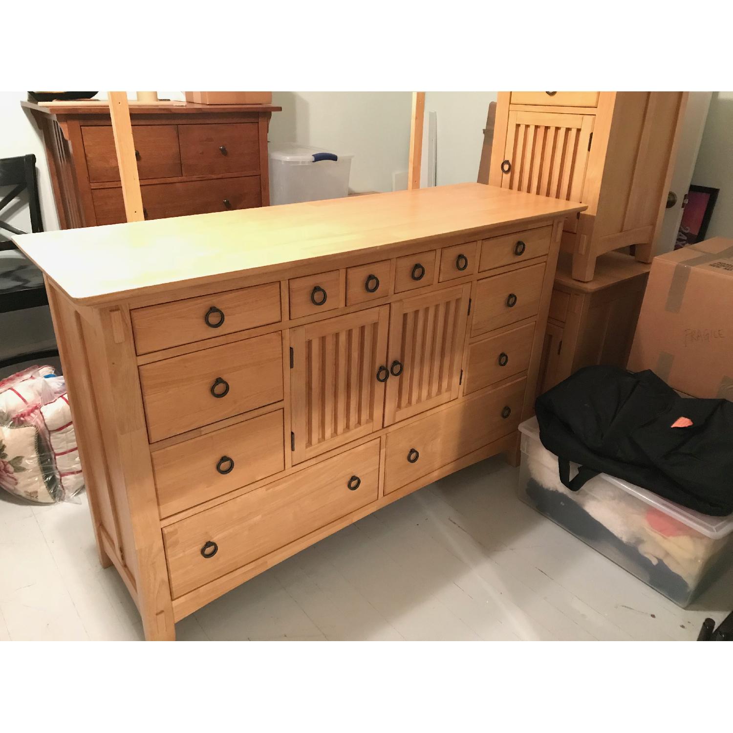 American Signature Furniture Mission Style Dresser - image-1