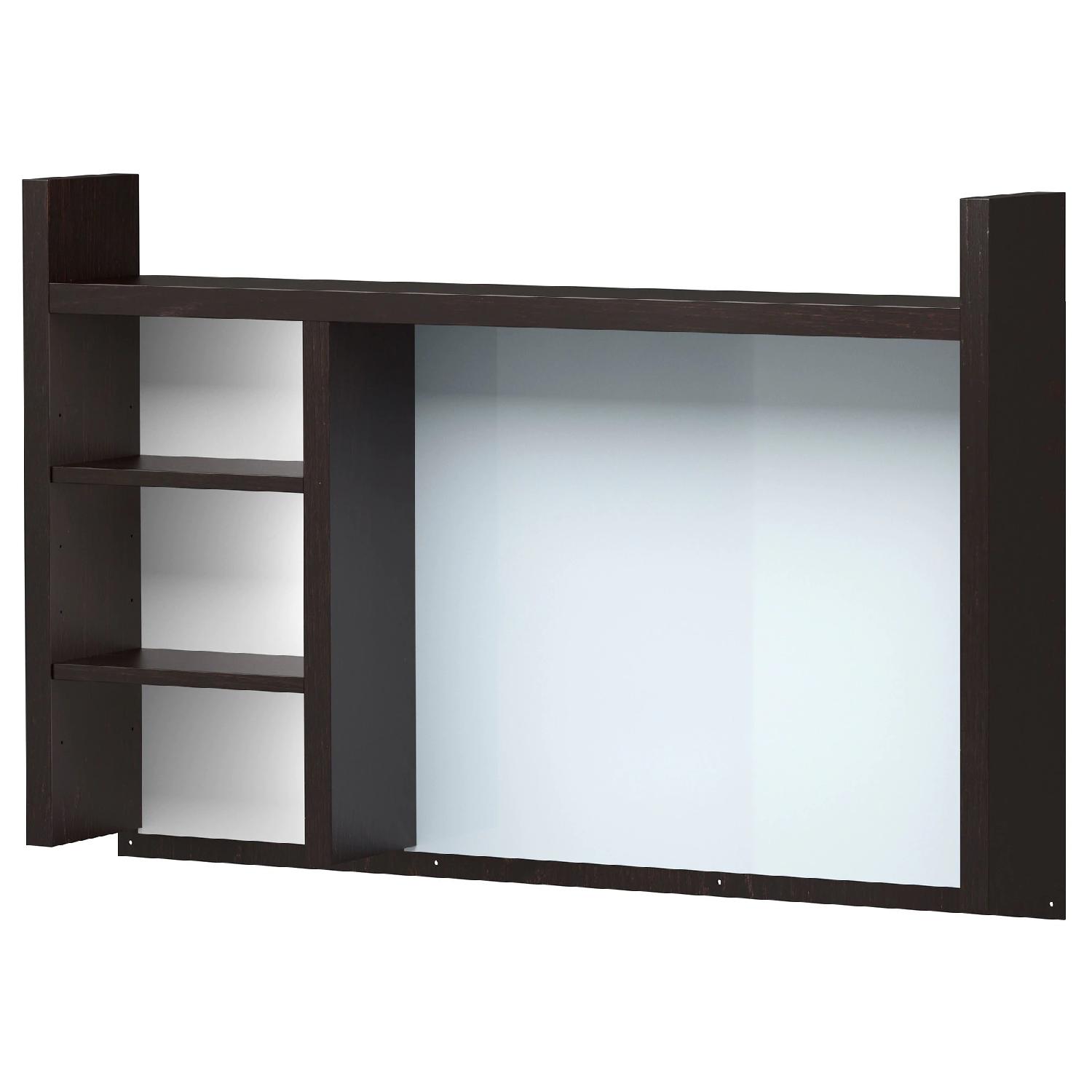 Ikea Micke Black-Brown Desk w/ Add-On - image-2