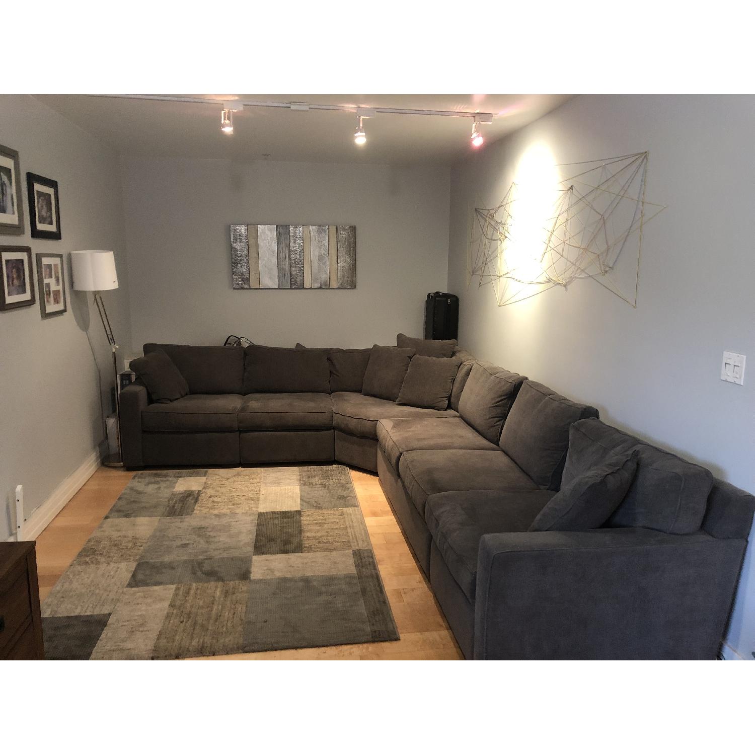 Macy's Radley Fabric 5 Piece Sectional Sofa AptDeco