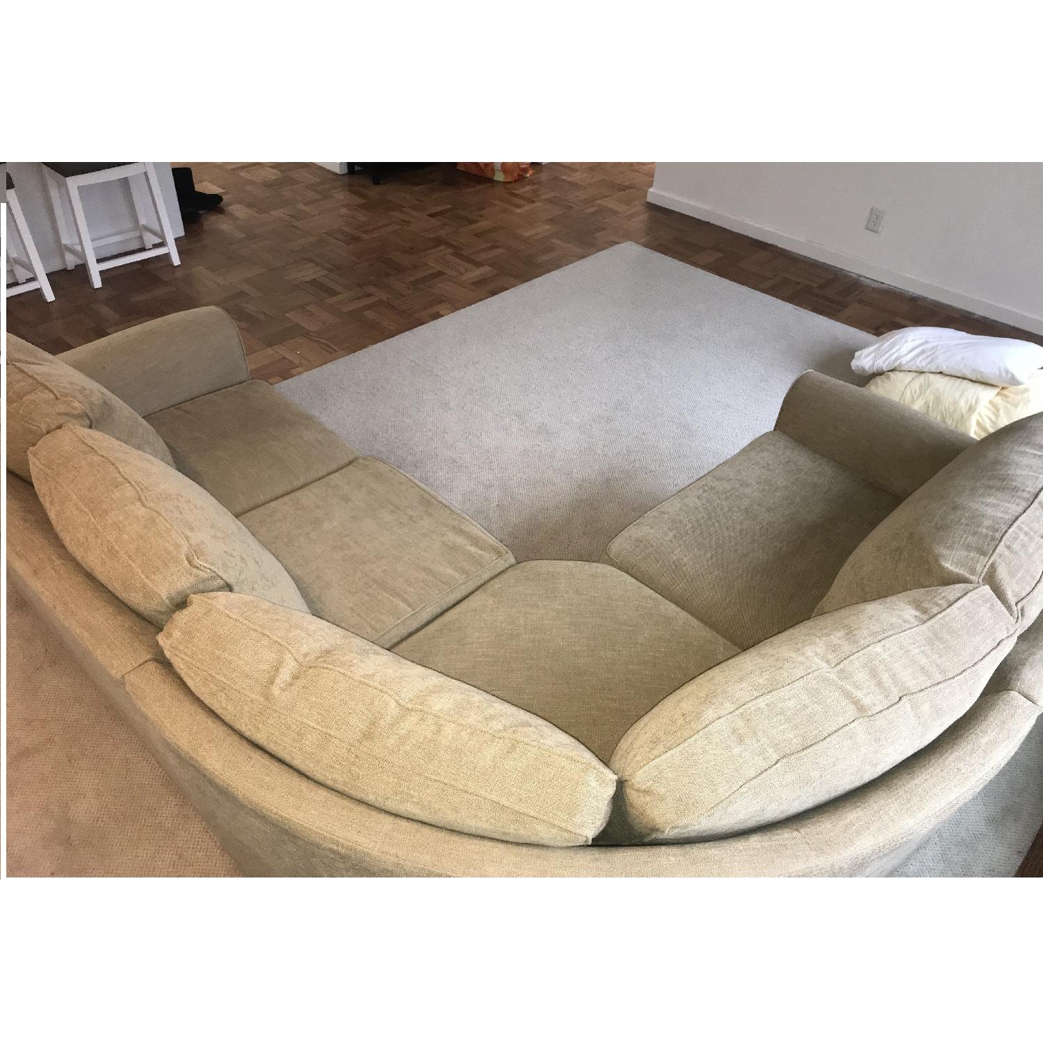 Pottery Barn Buchanan 3-Piece Sectional Sofa w/ Wedge - image-5