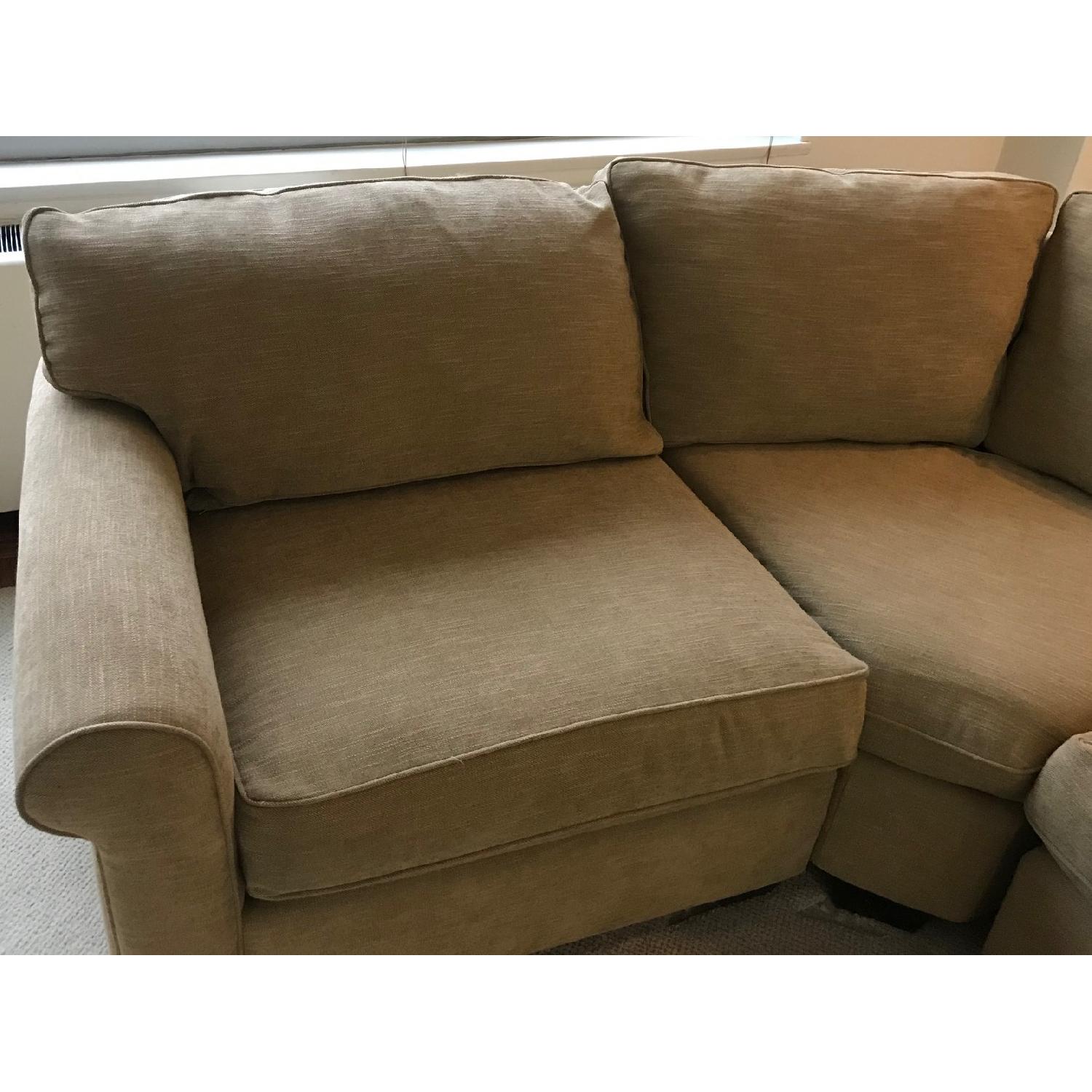 Pottery Barn Buchanan 3-Piece Sectional Sofa w/ Wedge - image-6