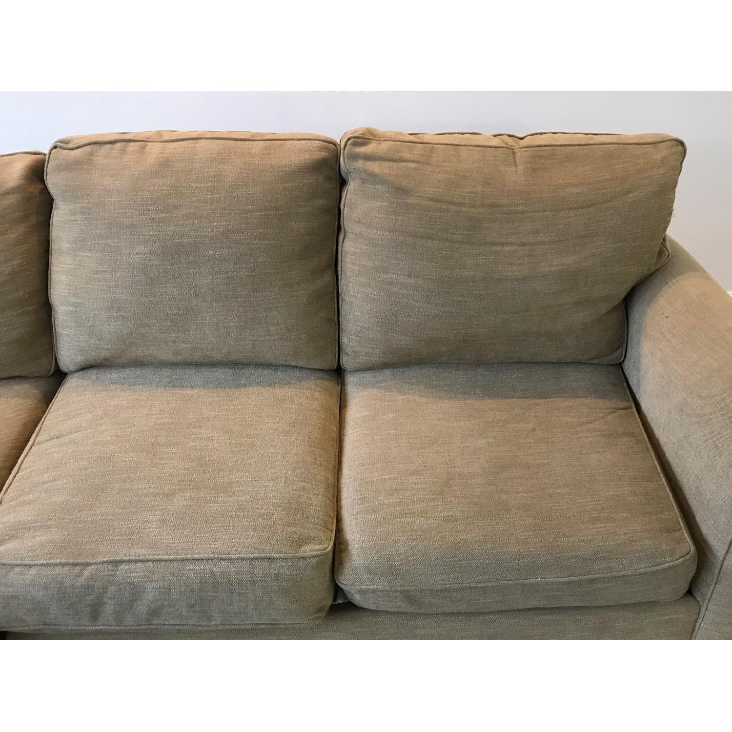 Pottery Barn Buchanan 3-Piece Sectional Sofa w/ Wedge - image-7