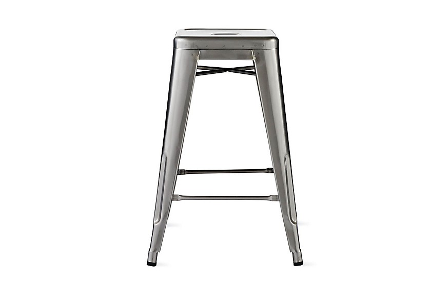 Design Within Reach Tolix Matrix Gunmetal Counter Stools