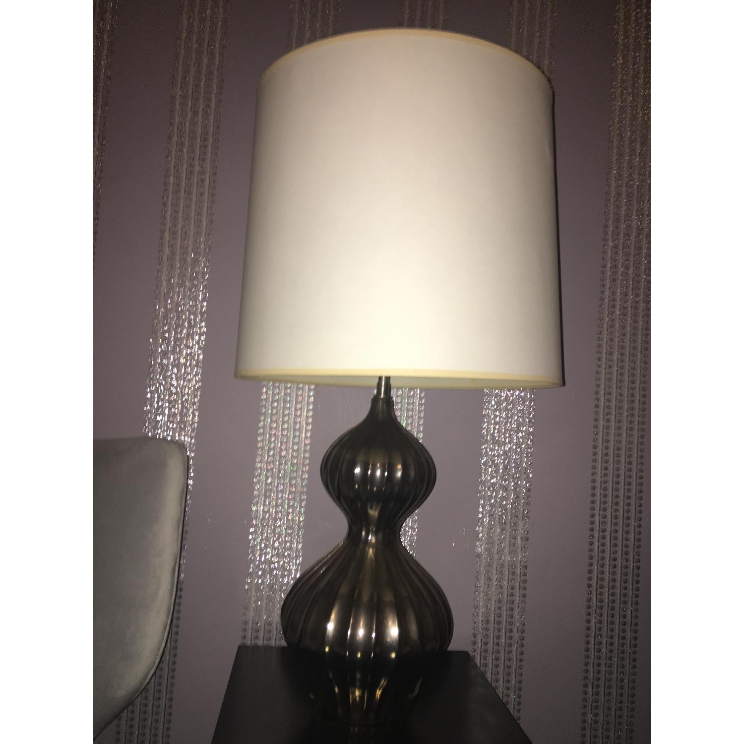 Jonathan Adler Platinum Nelson Table Lamp - image-1
