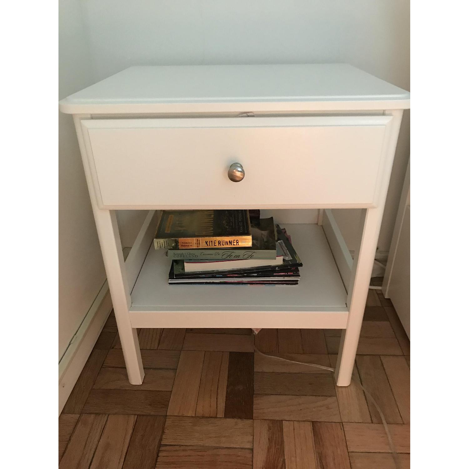 Ikea Tyssedal White Nightstands - image-1