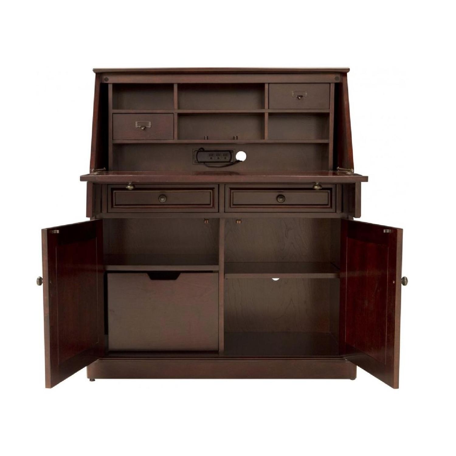 Raymour & Flanigan Jennings Laptop Desk Armoire AptDeco