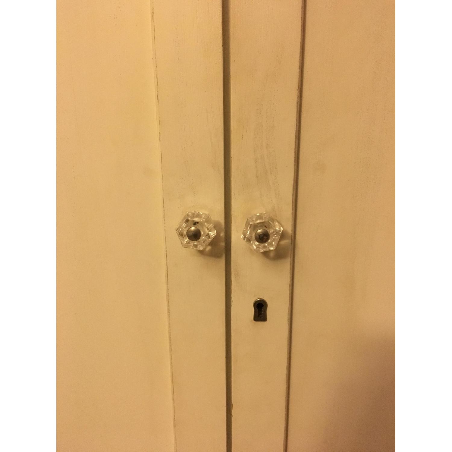 Pottery Barn Teen White Chez Moi Armoire - image-3