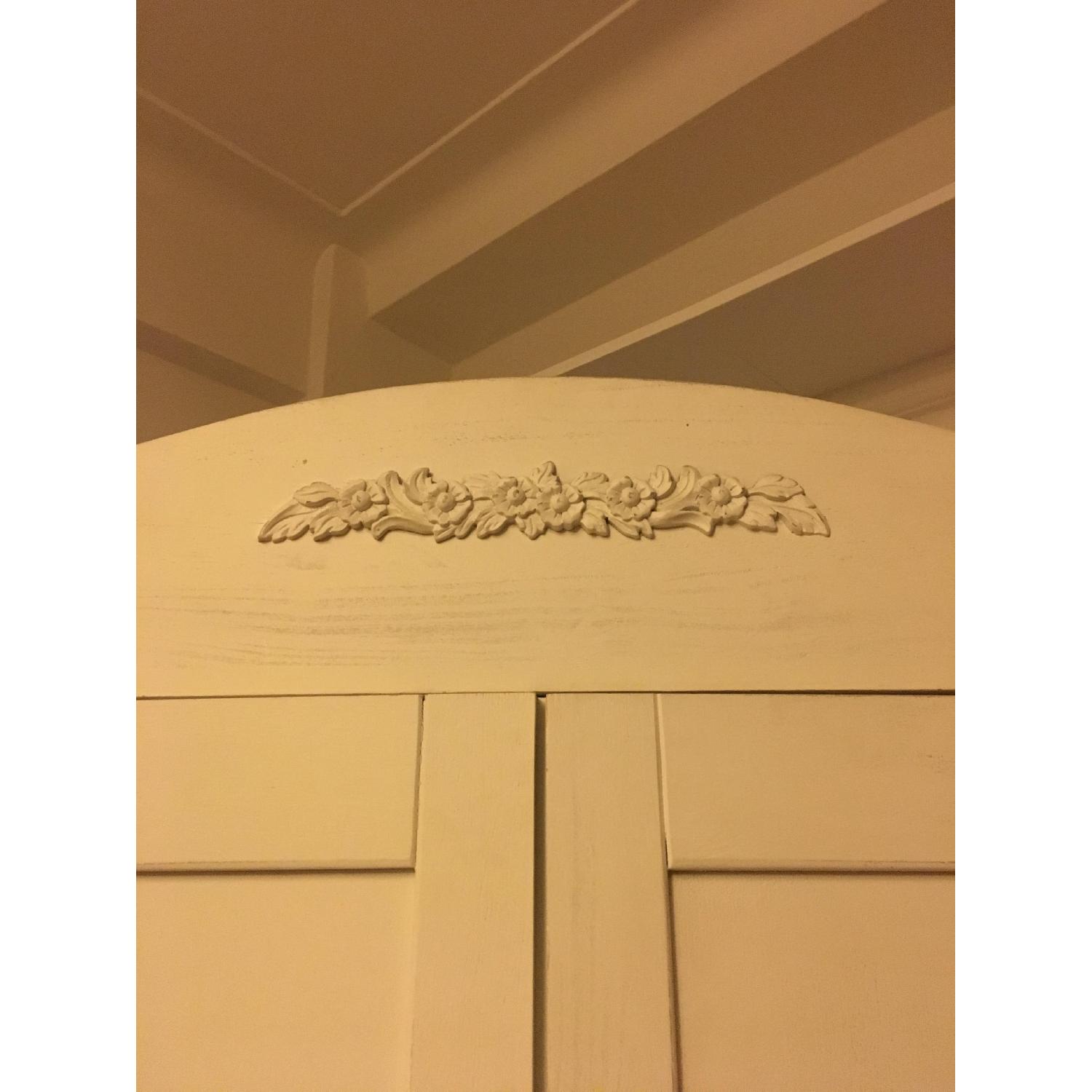 Pottery Barn Teen White Chez Moi Armoire - image-4