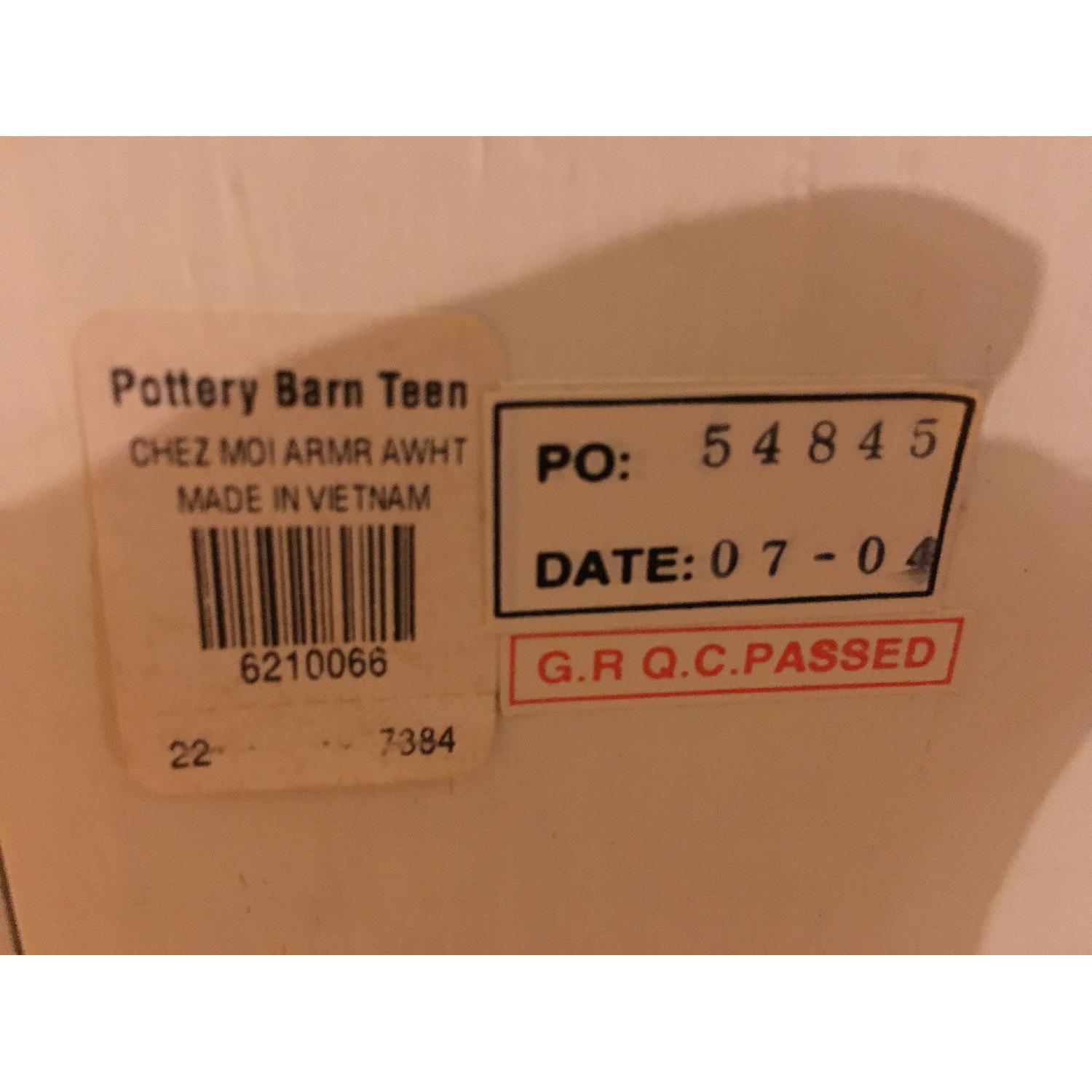 Pottery Barn Teen White Chez Moi Armoire - image-14