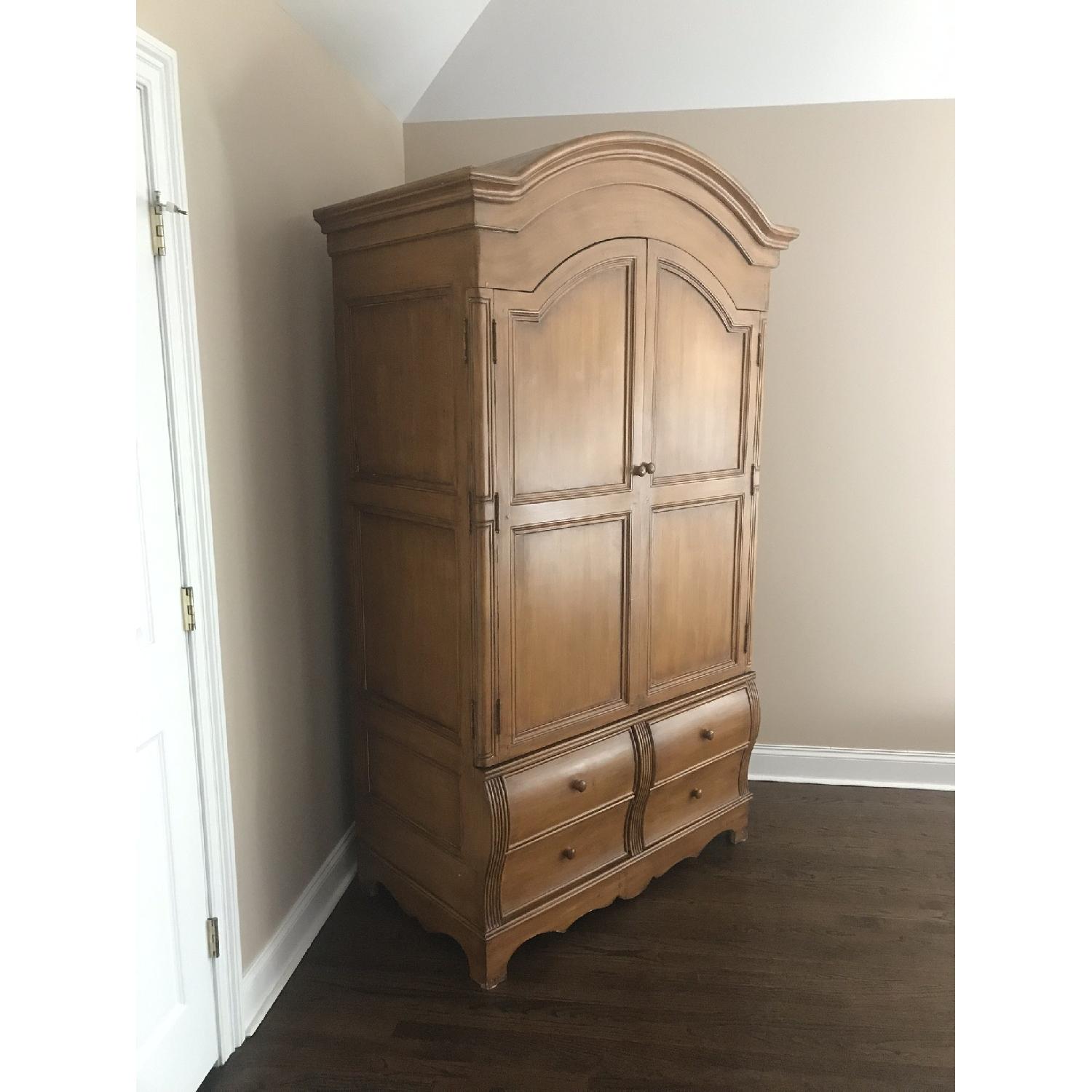 Wood Entertainment Armoire - image-3