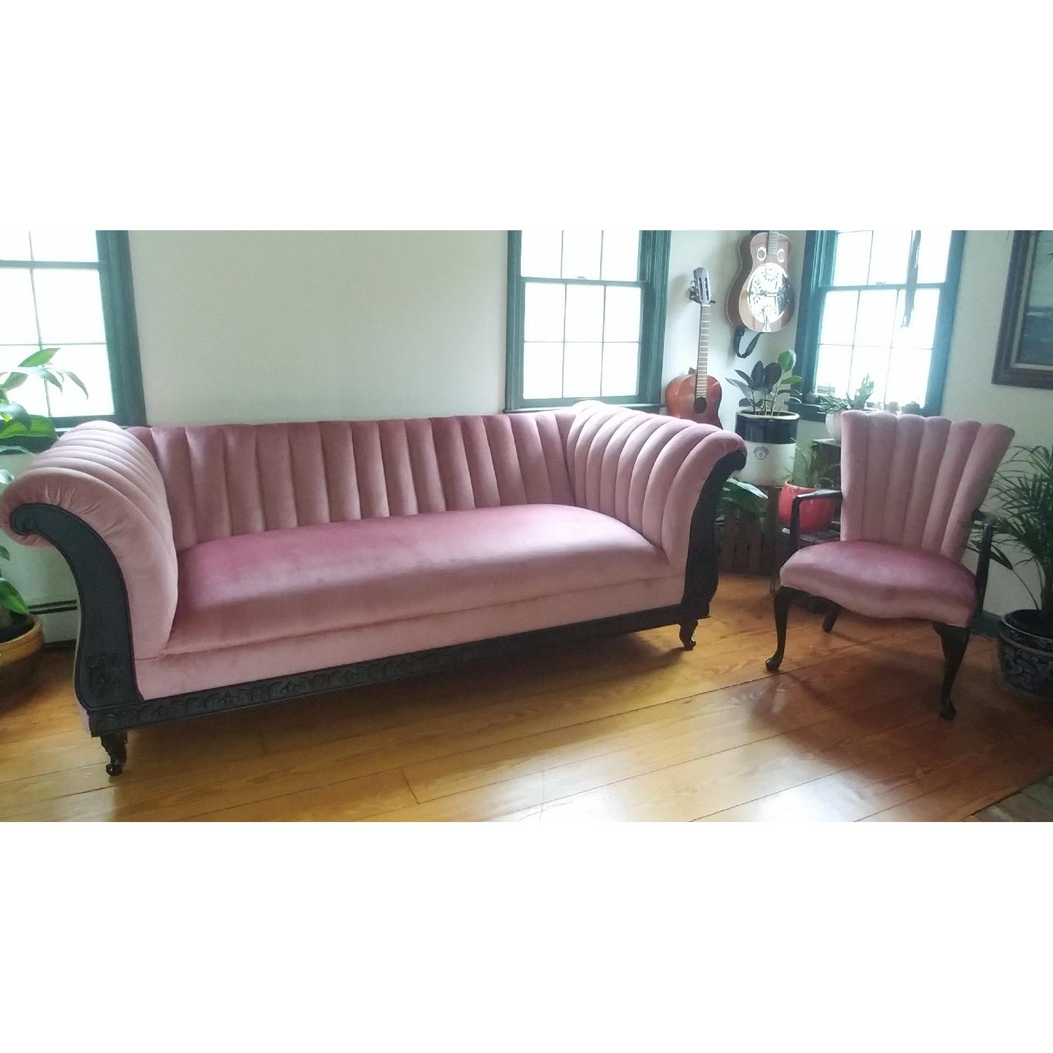 Vintage Sofa + Matching Chair - image-2