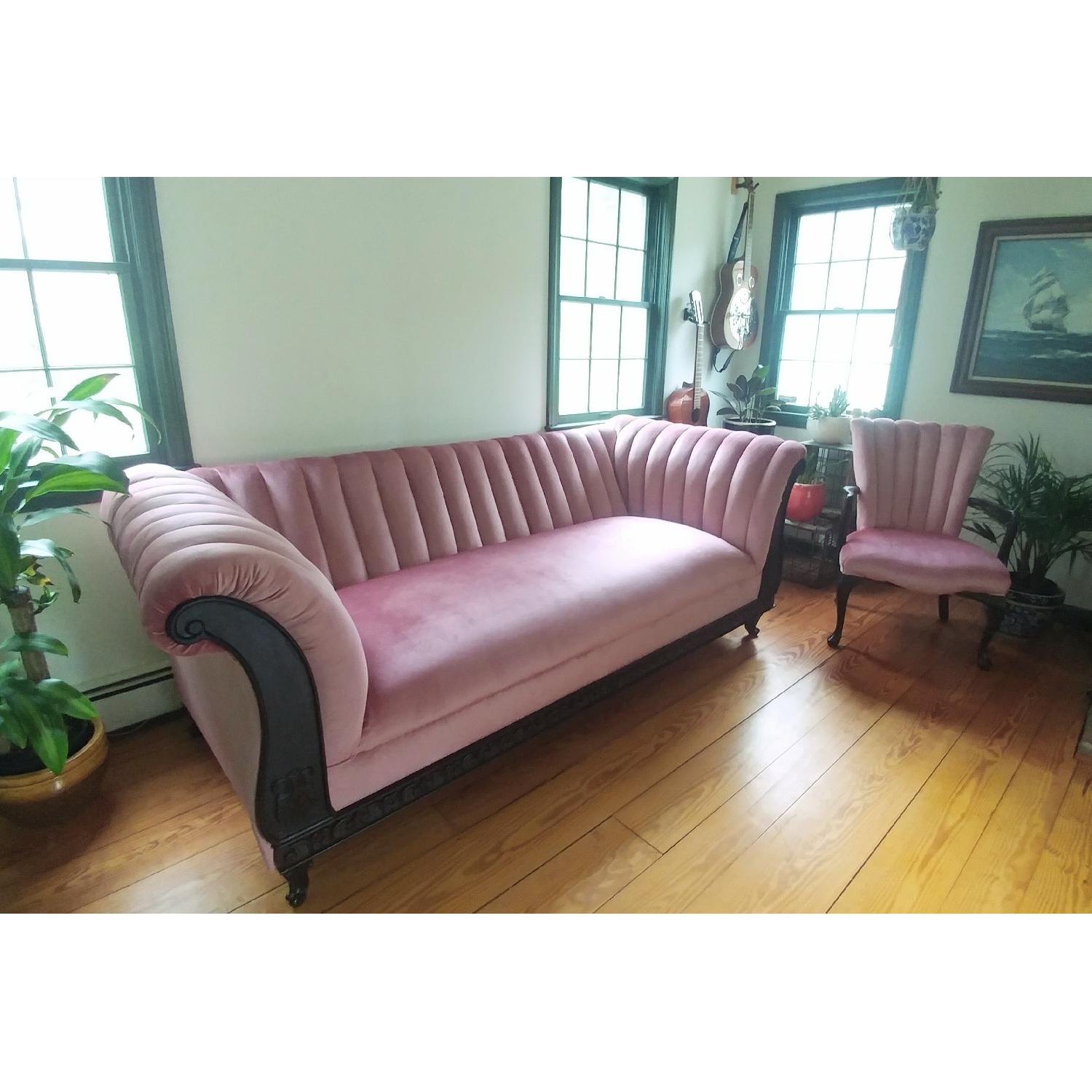 Vintage Sofa + Matching Chair - image-5