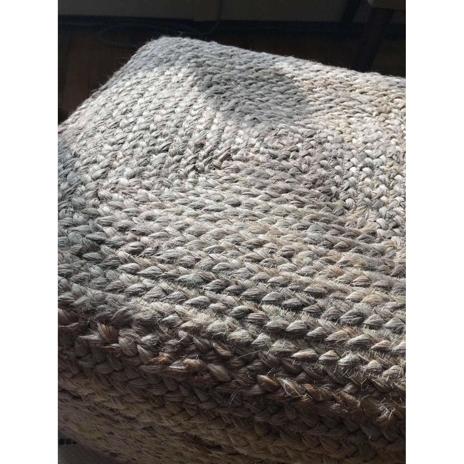 Langley Street Jute Square Pouf Ottomans - image-2