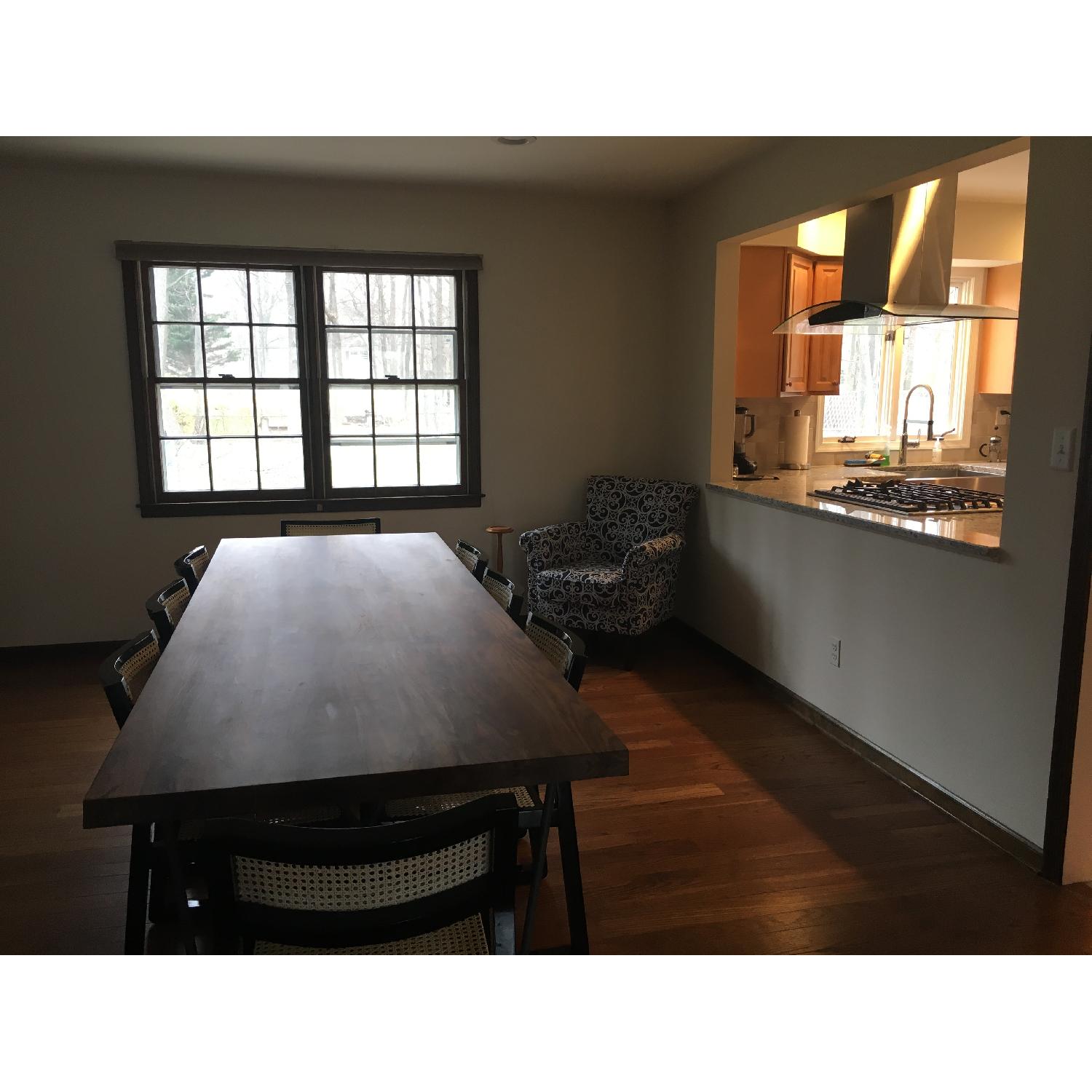 CB2 Dylan Wood Dining Table - image-1