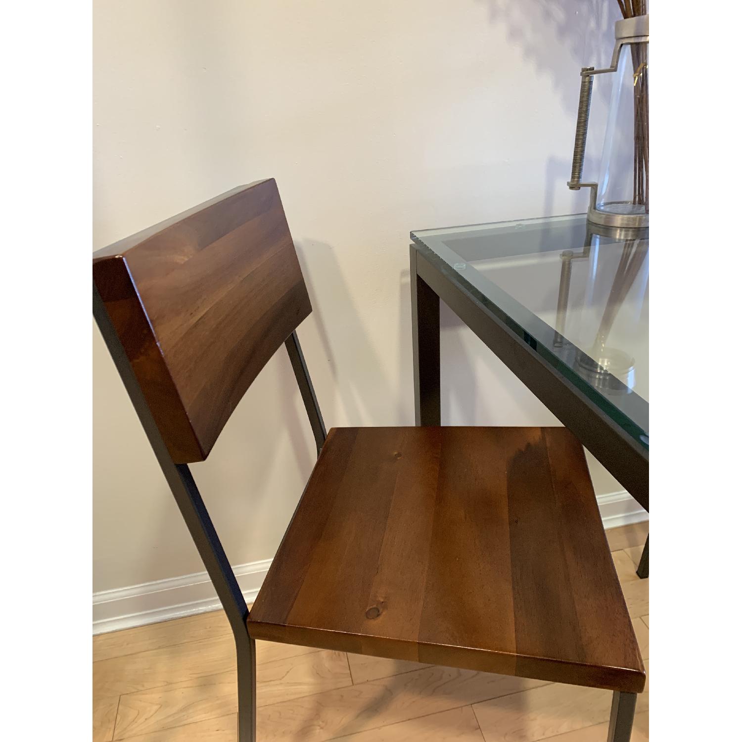 West Elm Rustic Dining Chairs in Acacia - image-1