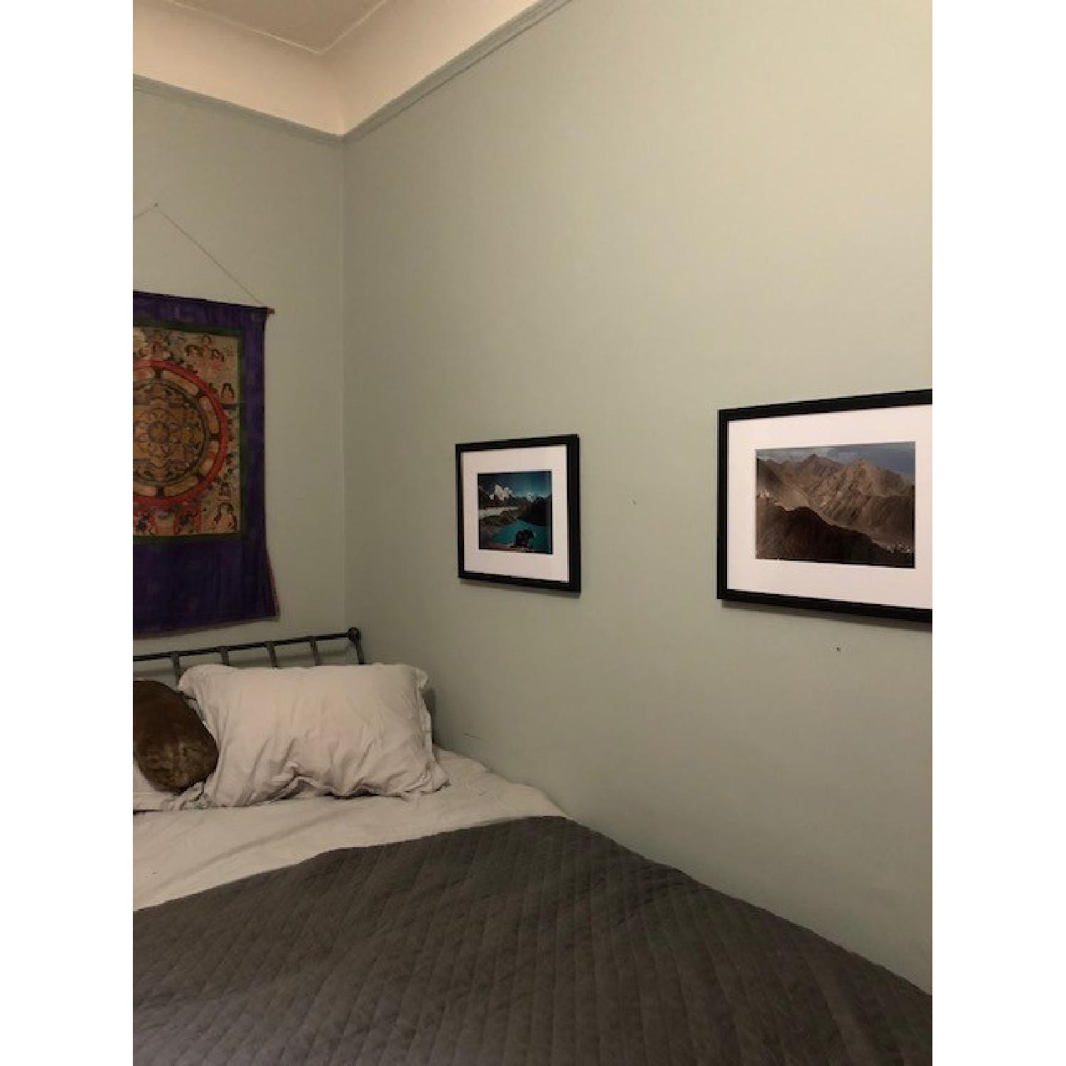 Charles P. Rogers Paris Wrought Iron Queen Sleigh Bed - image-1