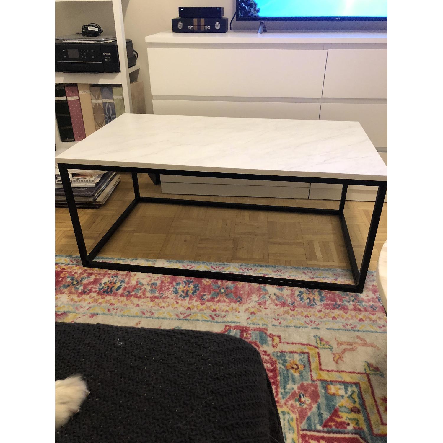 Williston Forge Arianna Marble Coffee Table - image-1