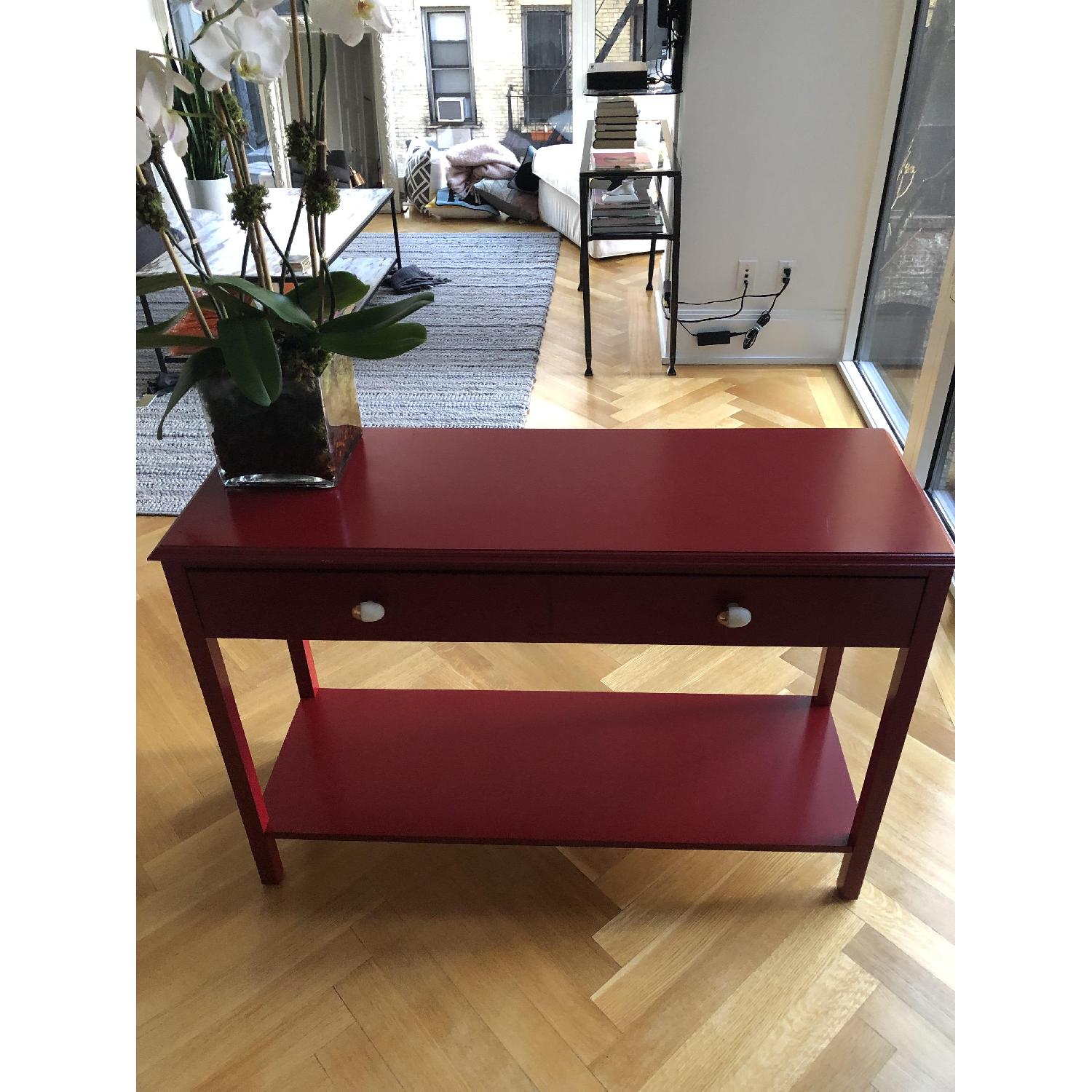 Target Red Wood Console Table - image-2