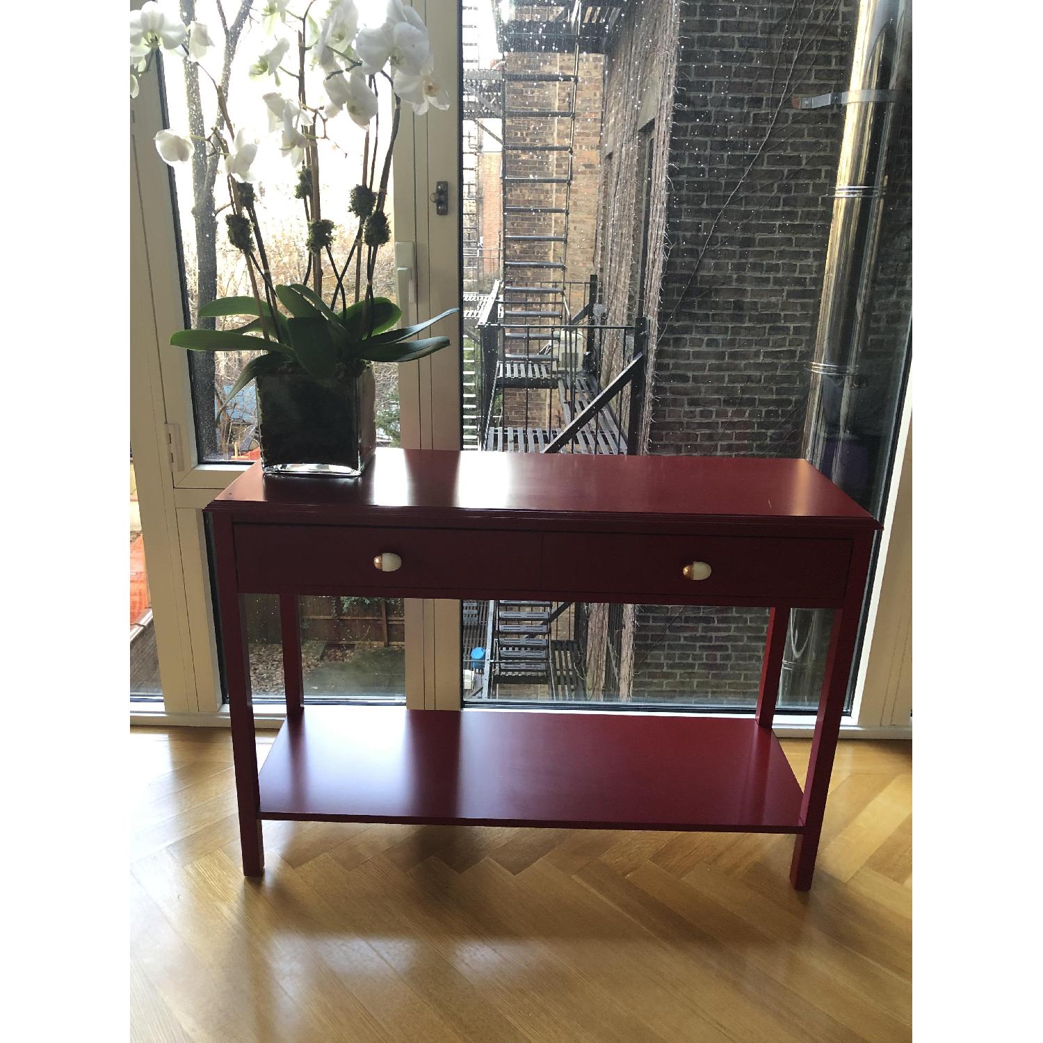 Target Red Wood Console Table - image-5
