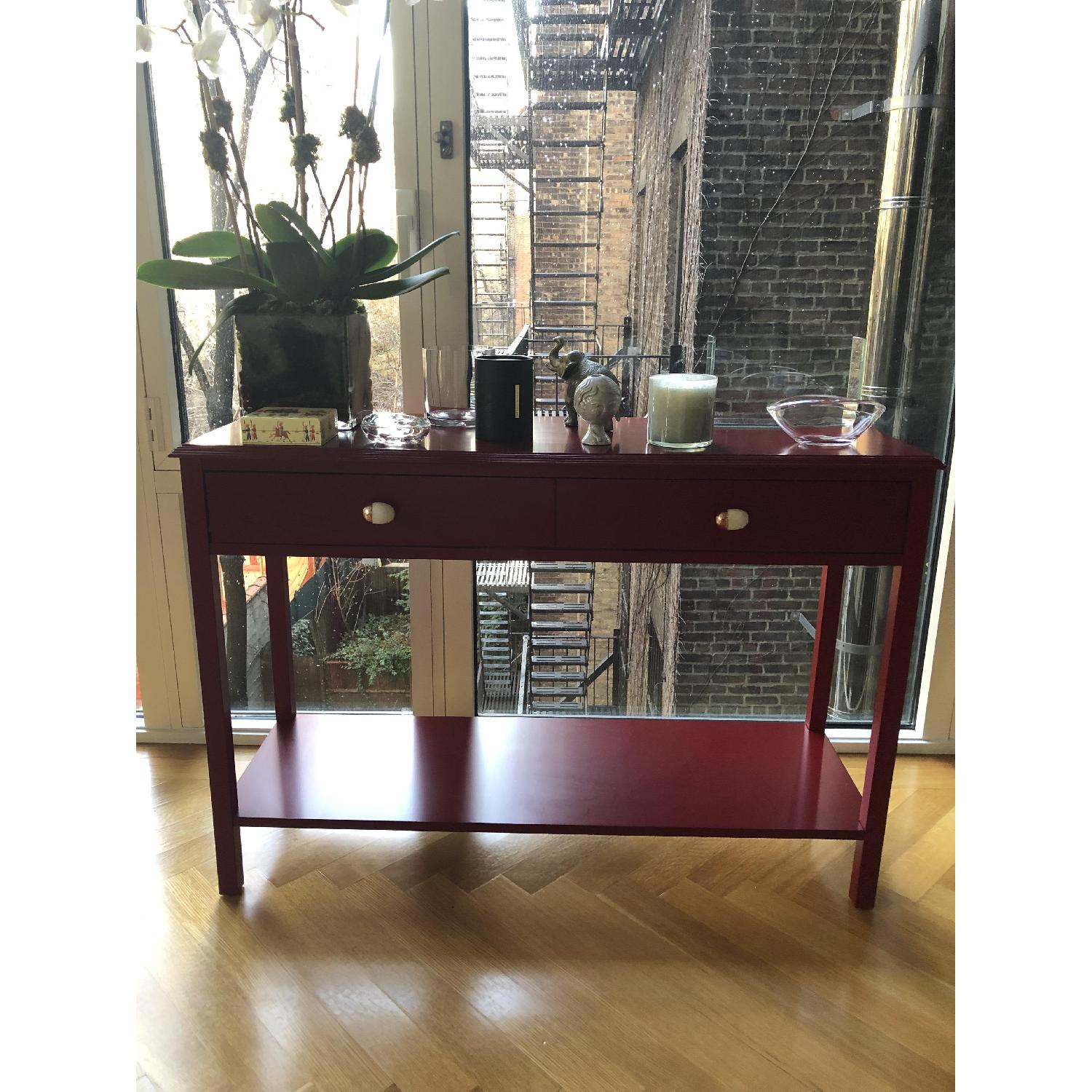 Target Red Wood Console Table - image-6