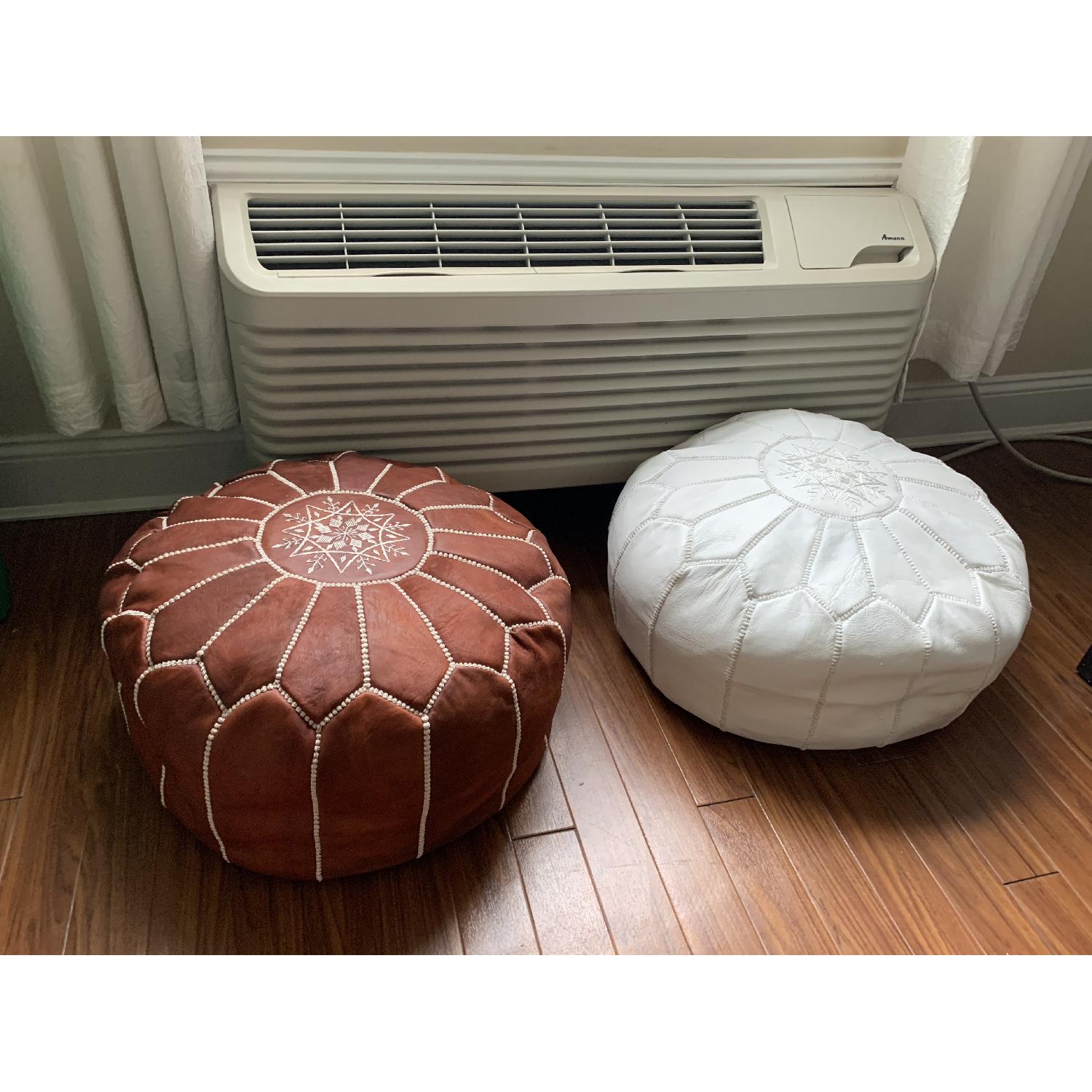 Spencer Ottoman/Poufs in Periwinkle - image-1