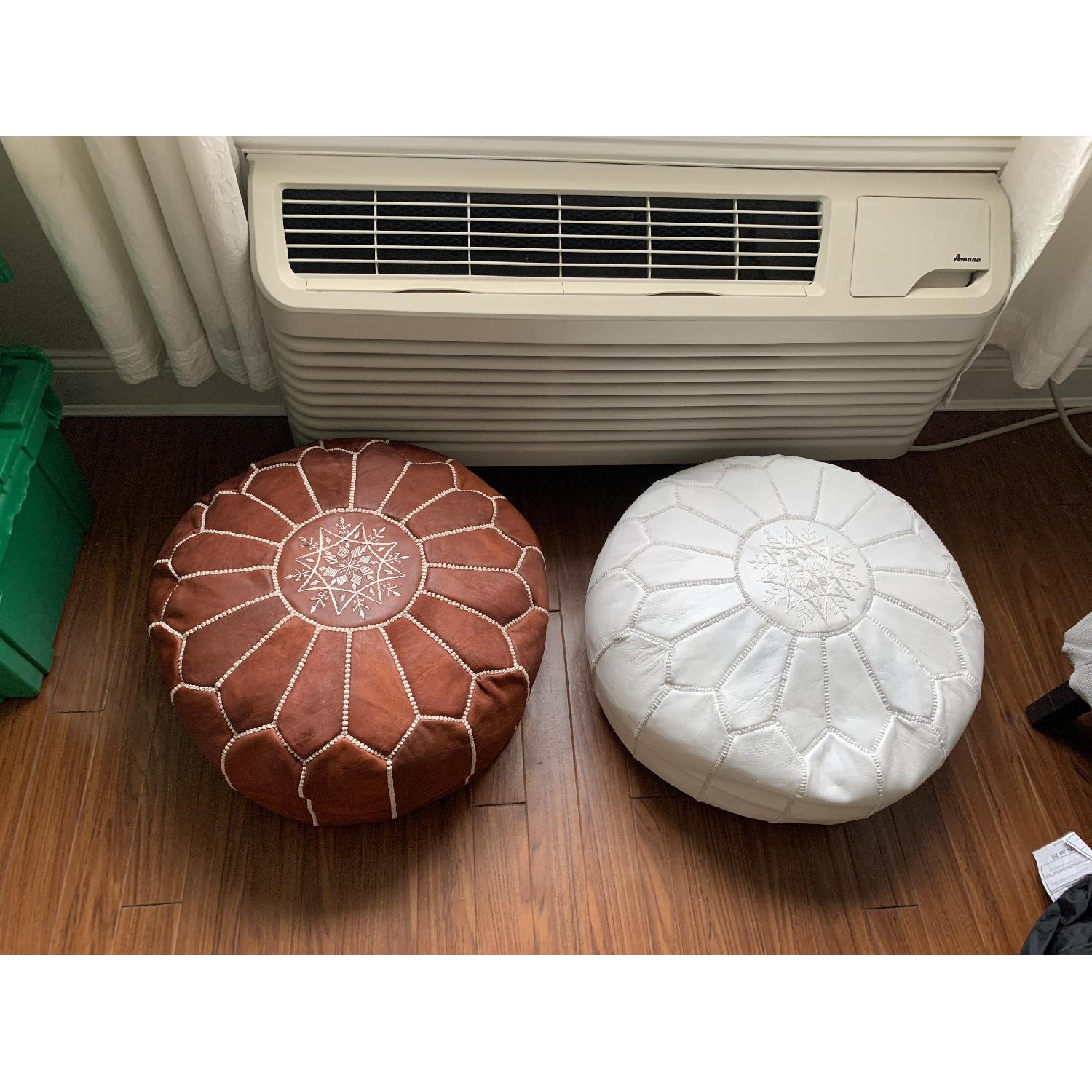 Spencer Ottoman/Poufs in Periwinkle - image-2