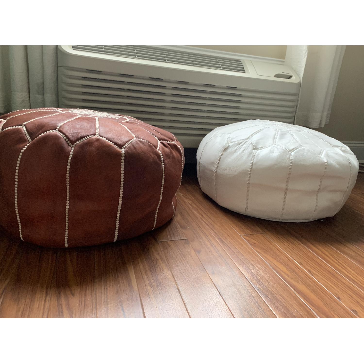 Spencer Ottoman/Poufs in Periwinkle - image-3
