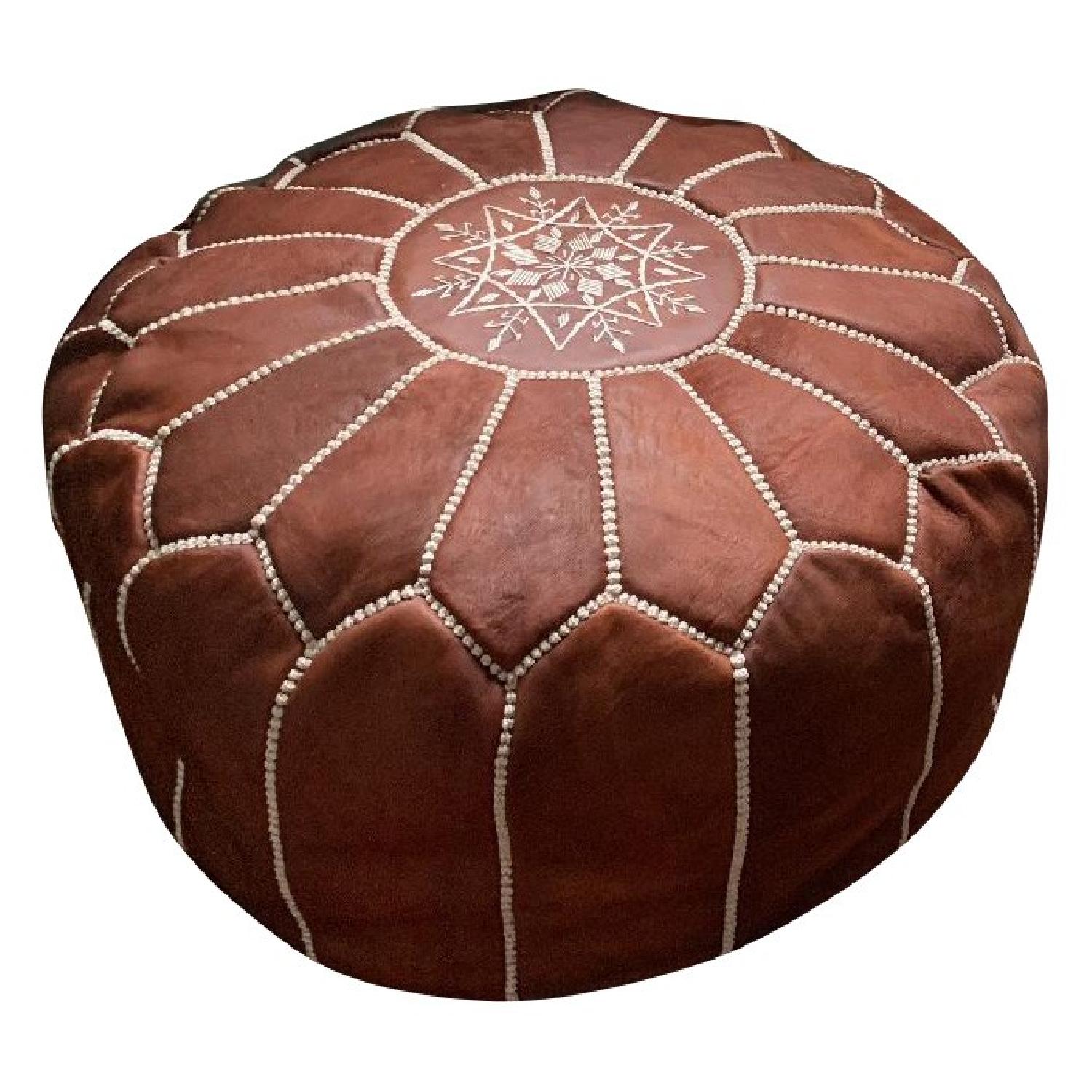 Spencer Ottoman/Poufs in Periwinkle - image-0