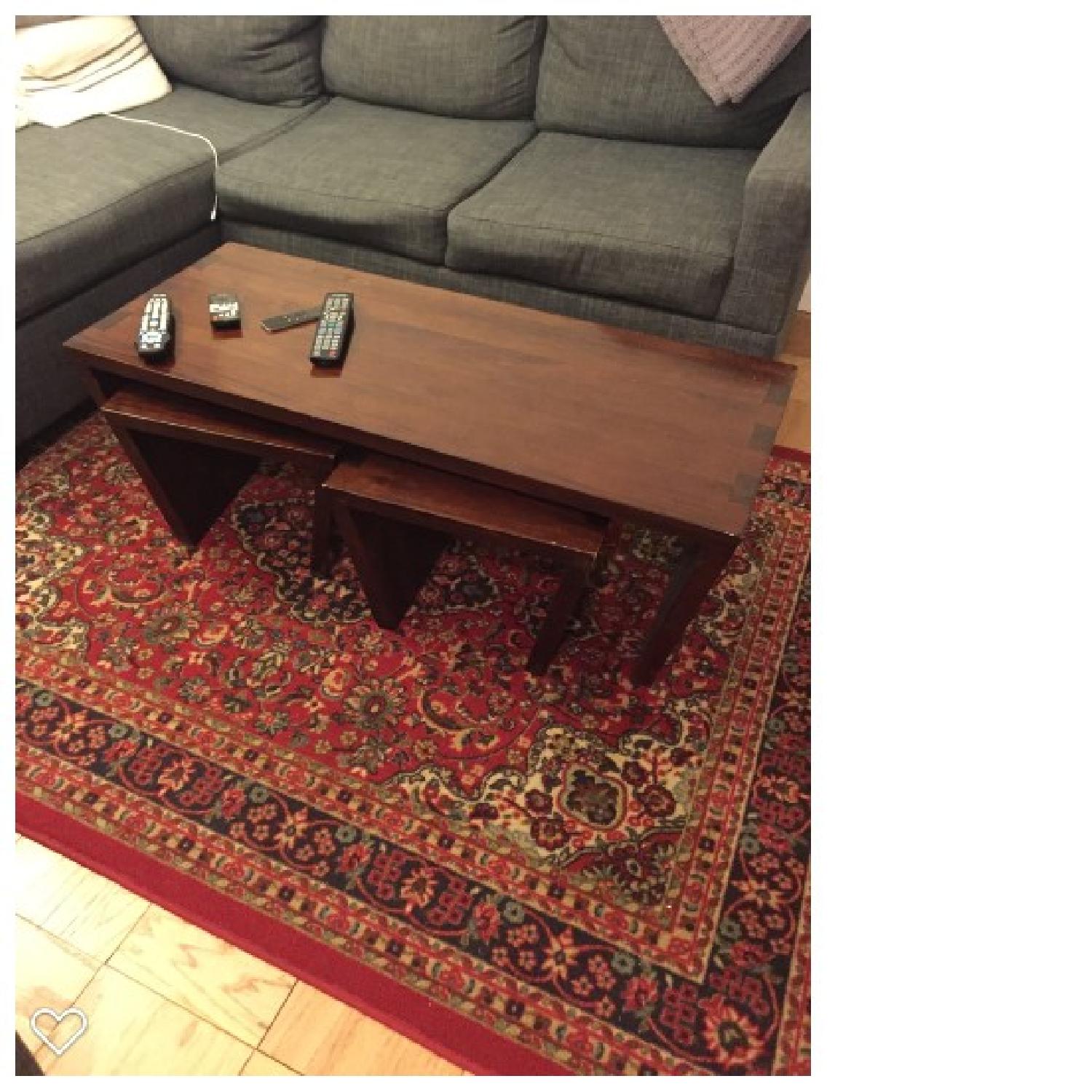 Pottery Barn 3-Piece Nesting Coffee Tables - image-1