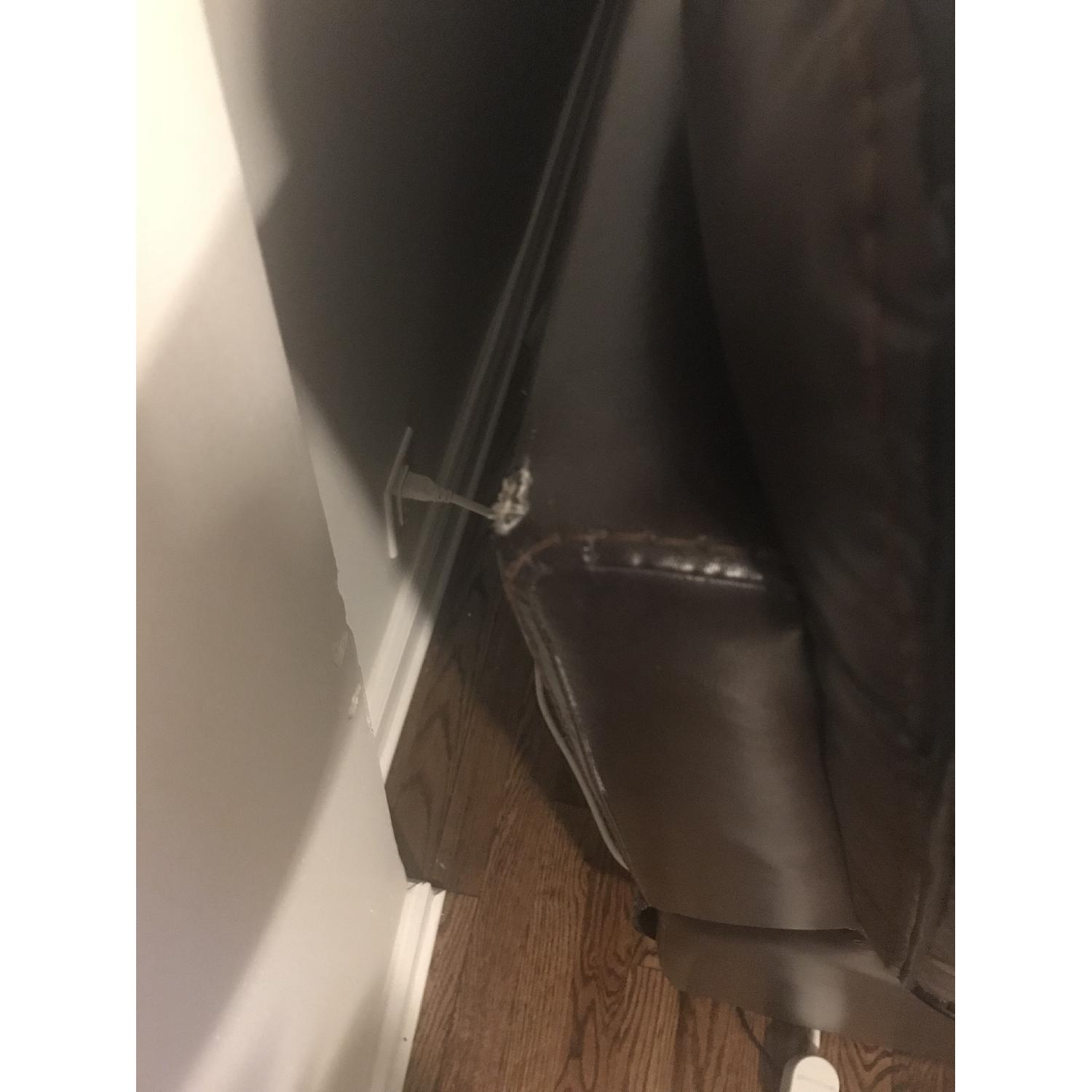 Bob's Faux Leather Power Recliner Sectional Sofa - image-3