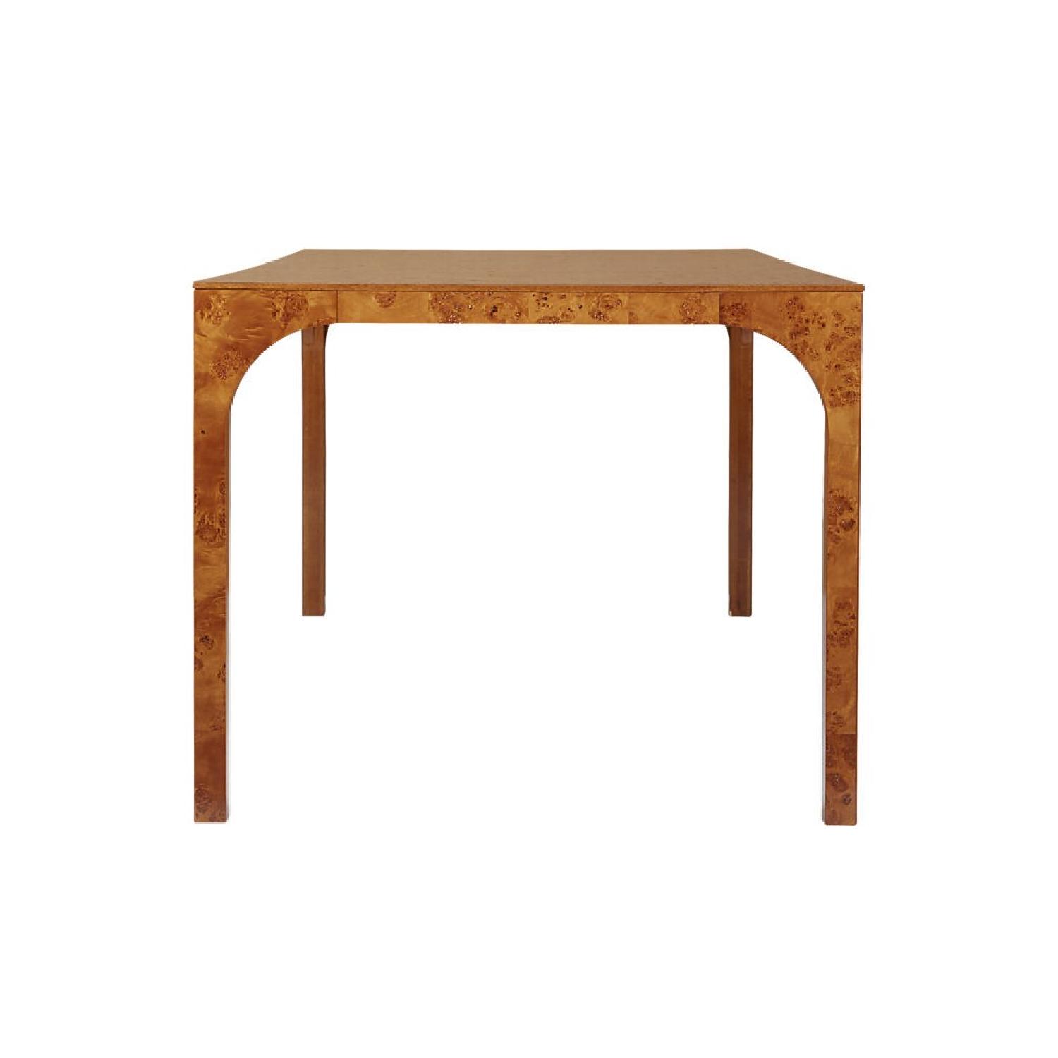 CB2 Aqua Virgo Burl Dining Table - image-3