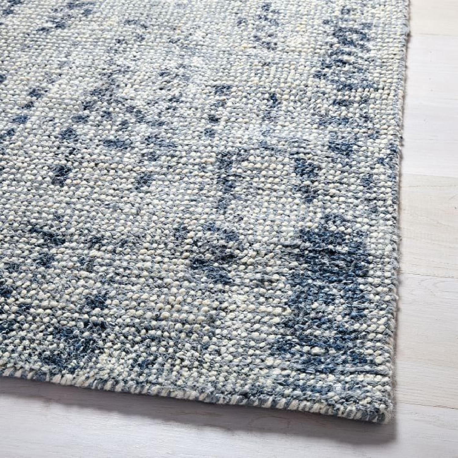 West Elm Distressed Foliage Rug in Moonstone - image-2