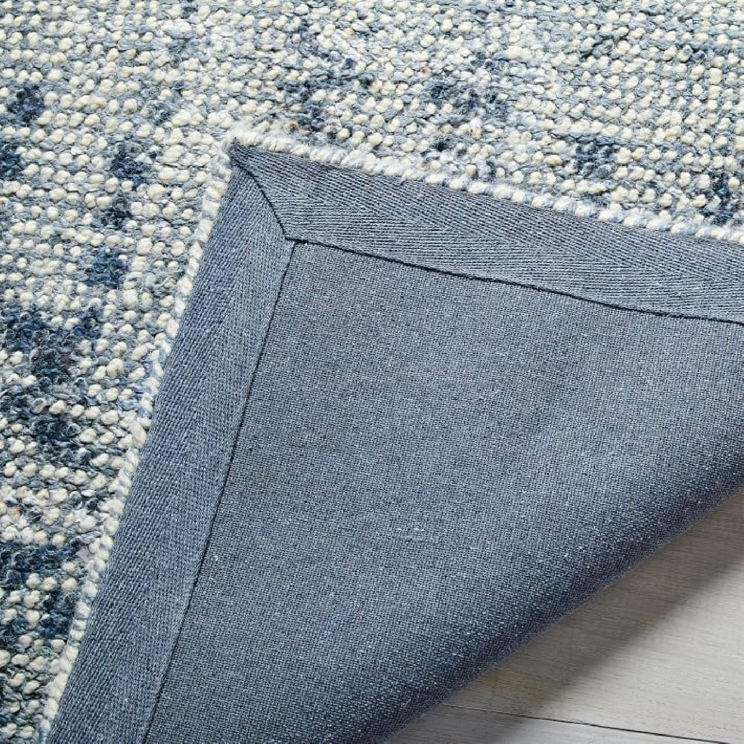 West Elm Distressed Foliage Rug in Moonstone - image-3