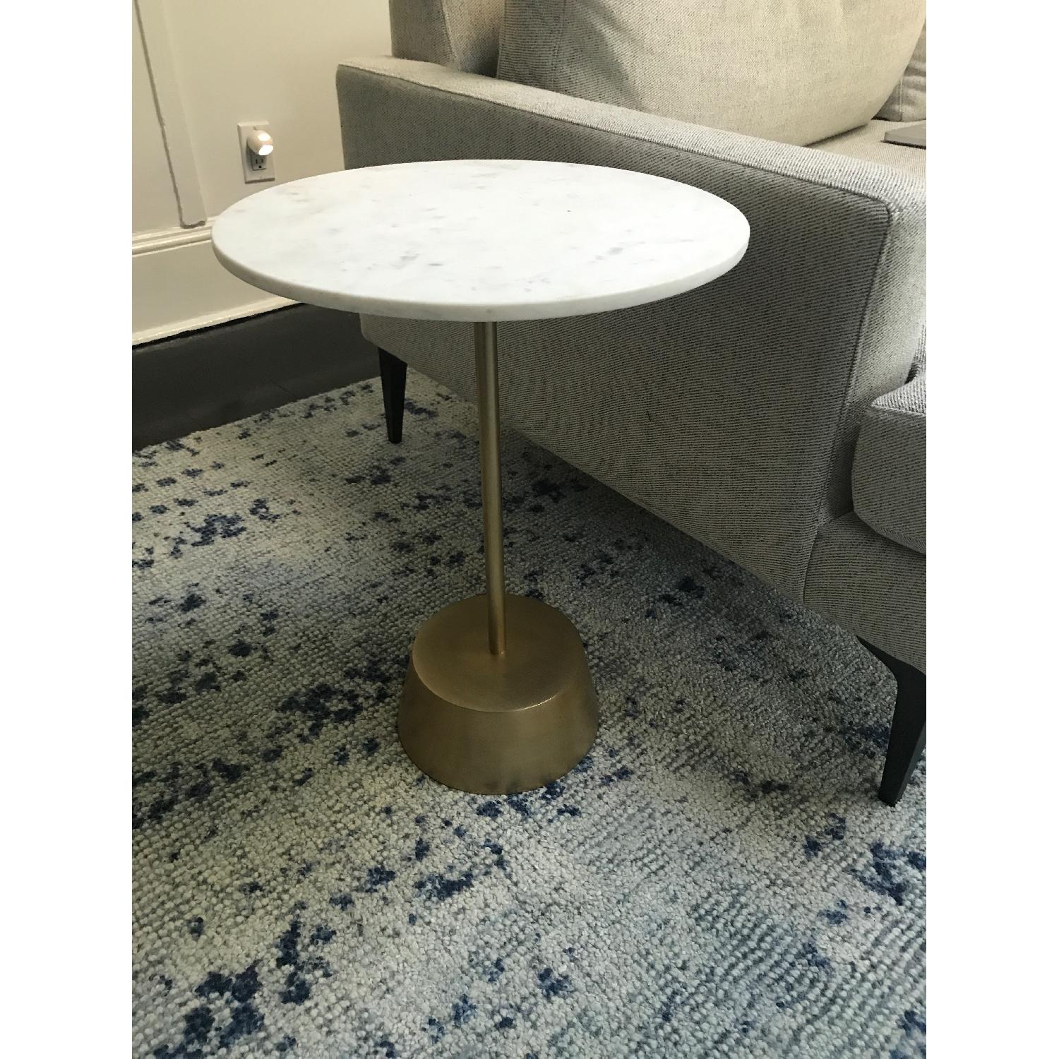 West Elm Distressed Foliage Rug in Moonstone - image-5