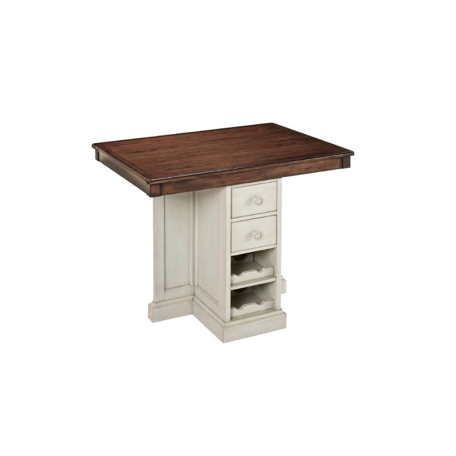 Raymour & Flanigan Counter Height Dining Table w/ Storage - image-0