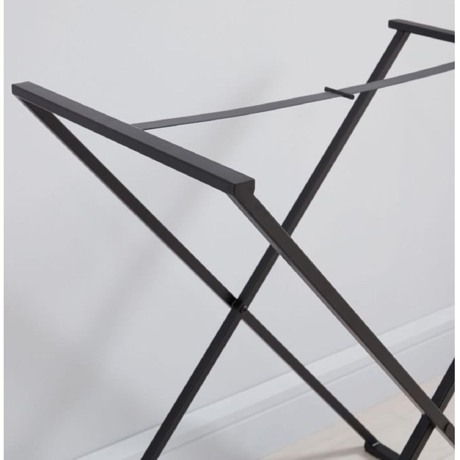 West Elm Butler Stand w/ White Tray - image-2