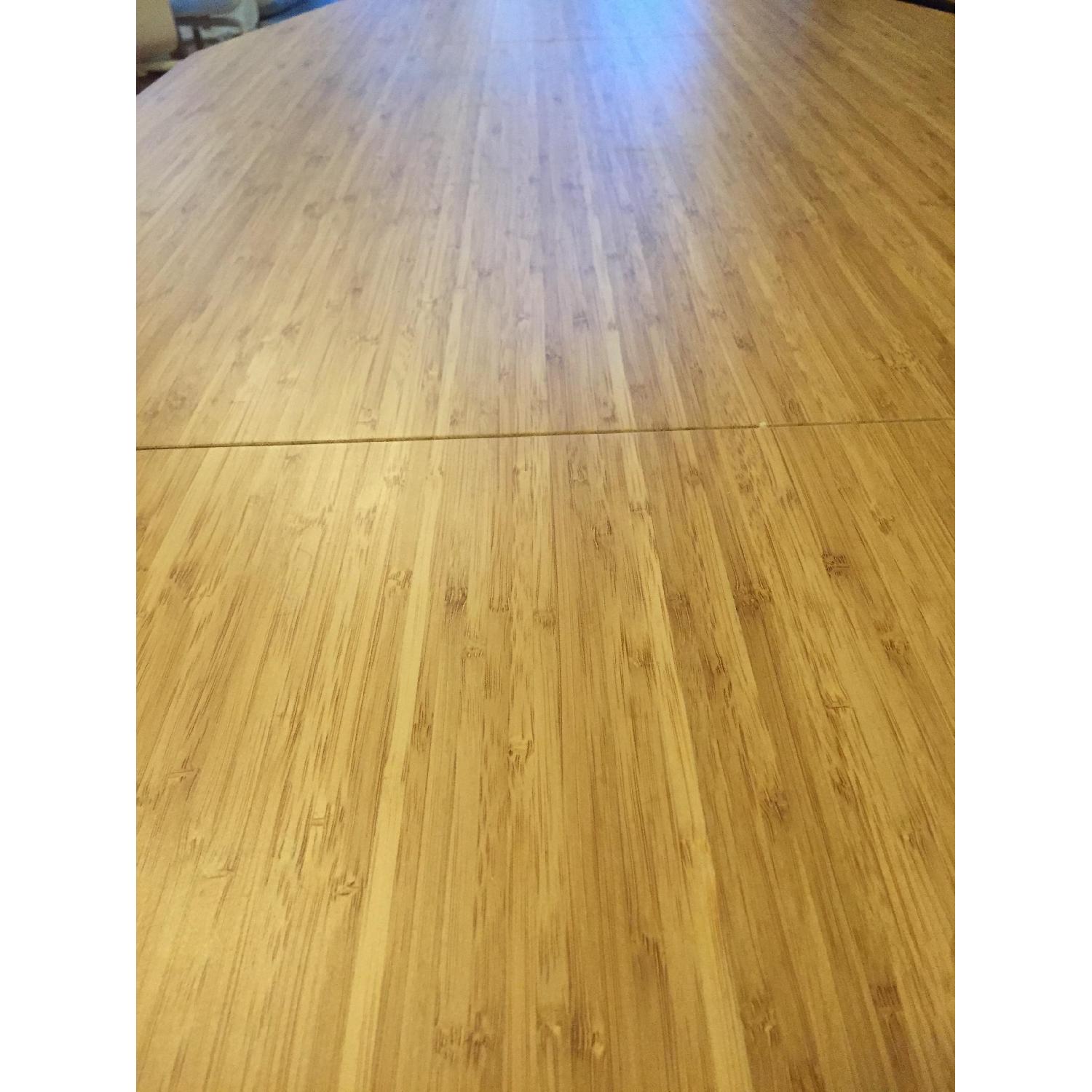 Ikea Drop-Leaf Dining Table in Bamboo - image-2