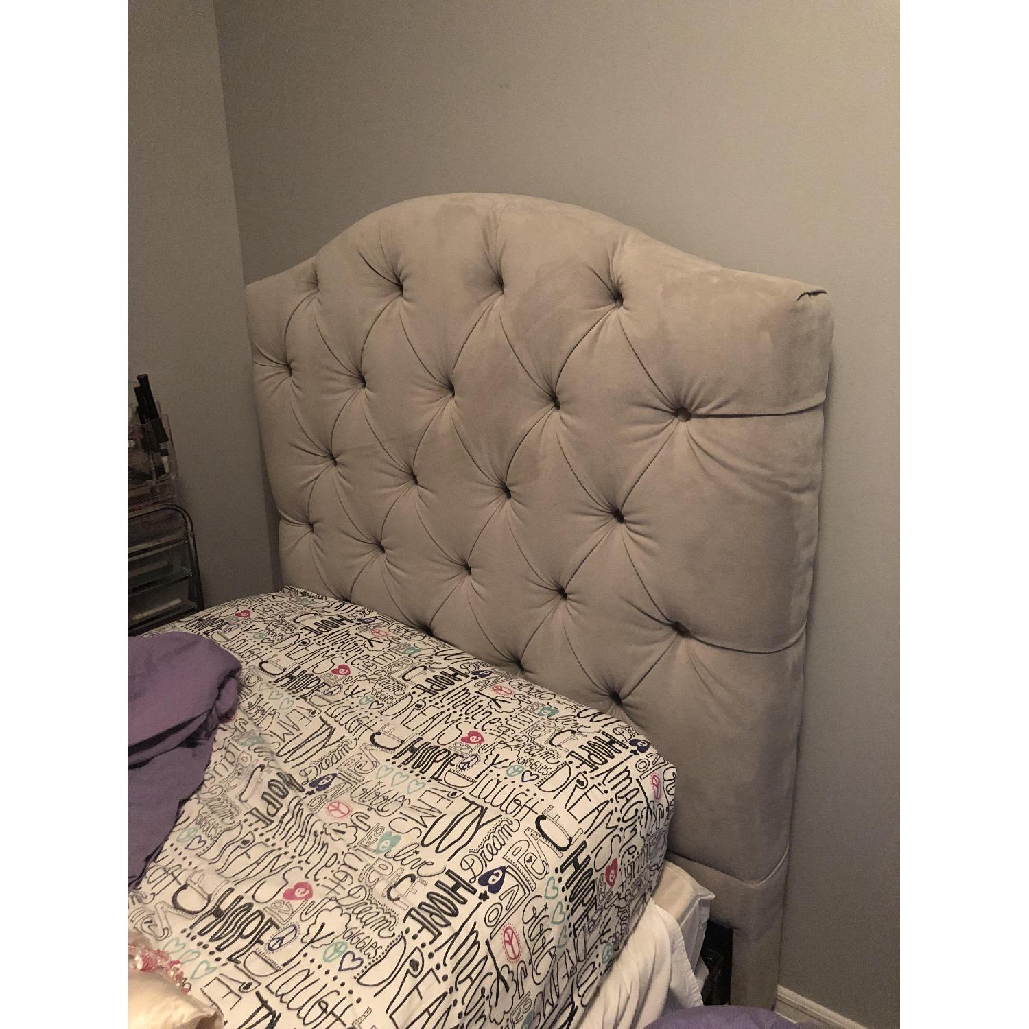 Pottery Barn Teen Eliza Tufted Twin Headboard - image-3