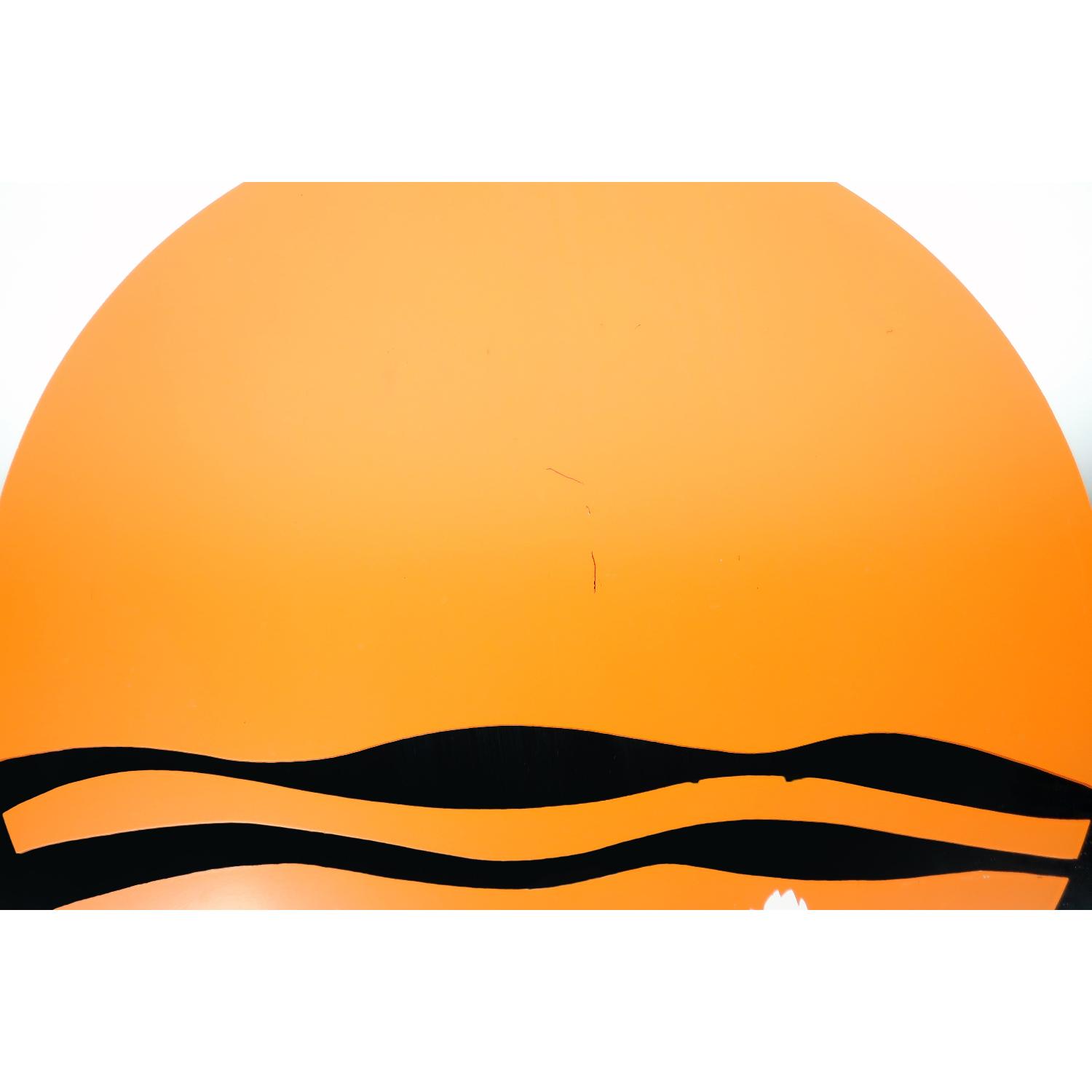 1970s Vintage Painted Mirror by Jim Rosloff for Academy Arts - image-3