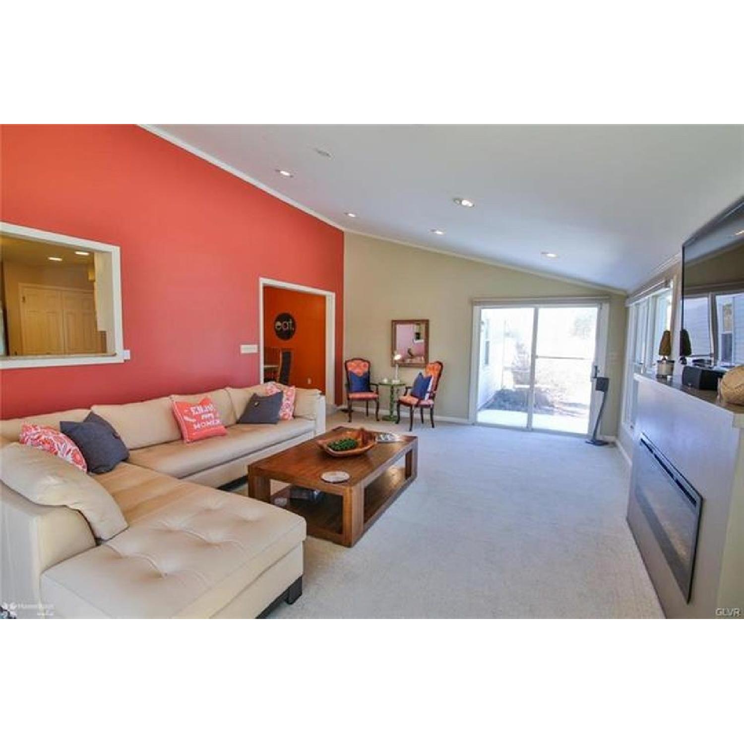 Bloomingdale's Artisan Collection Leather Sectional Sofa - image-1