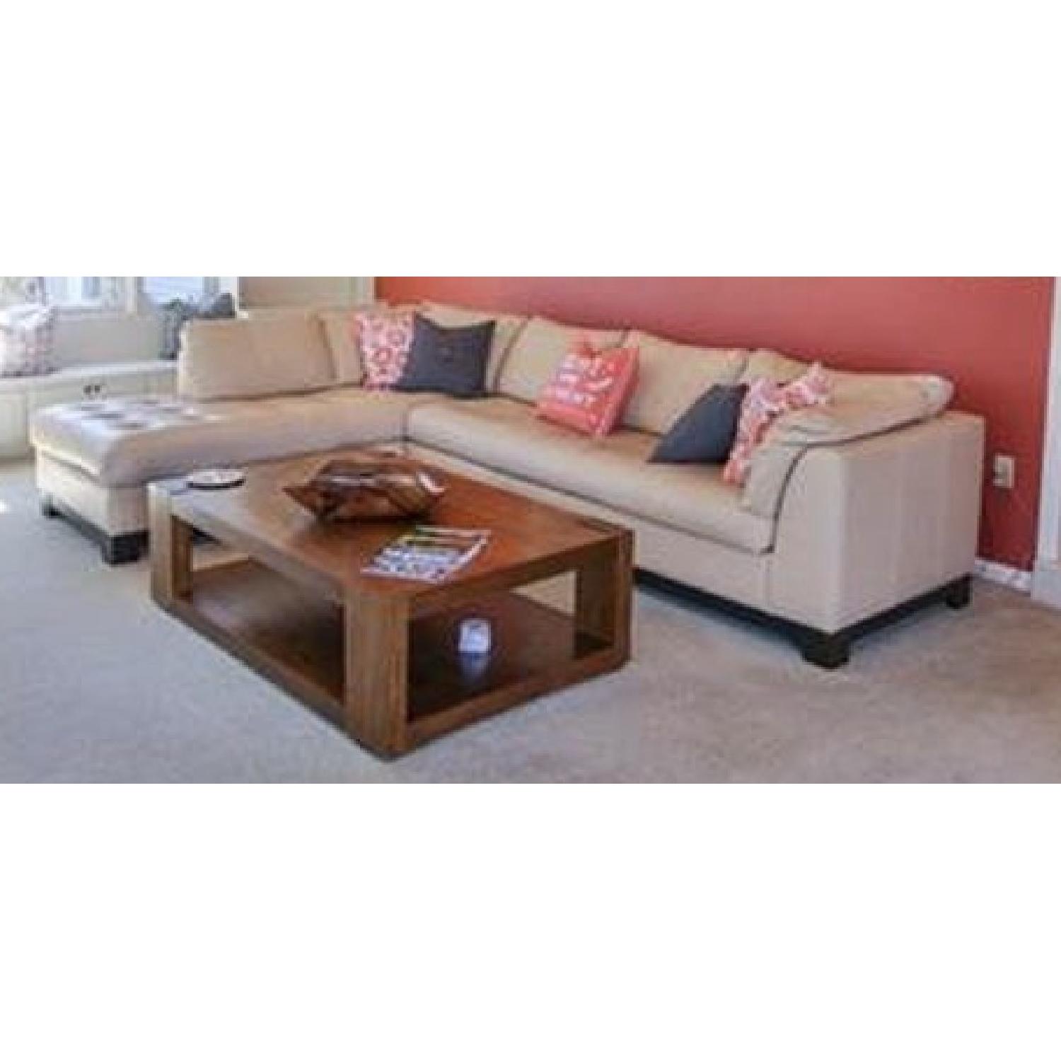 Bloomingdale's Artisan Collection Leather Sectional Sofa - image-3