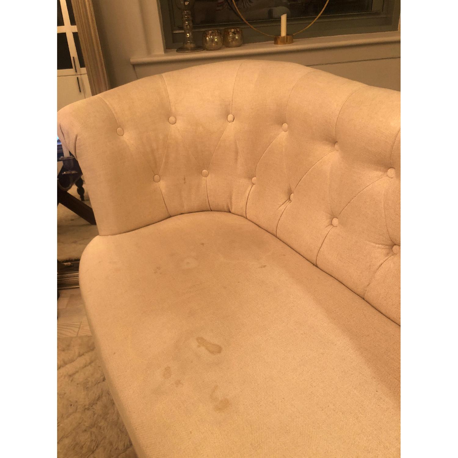 Pier 1 Colette Flax Beige Loveseat - image-4