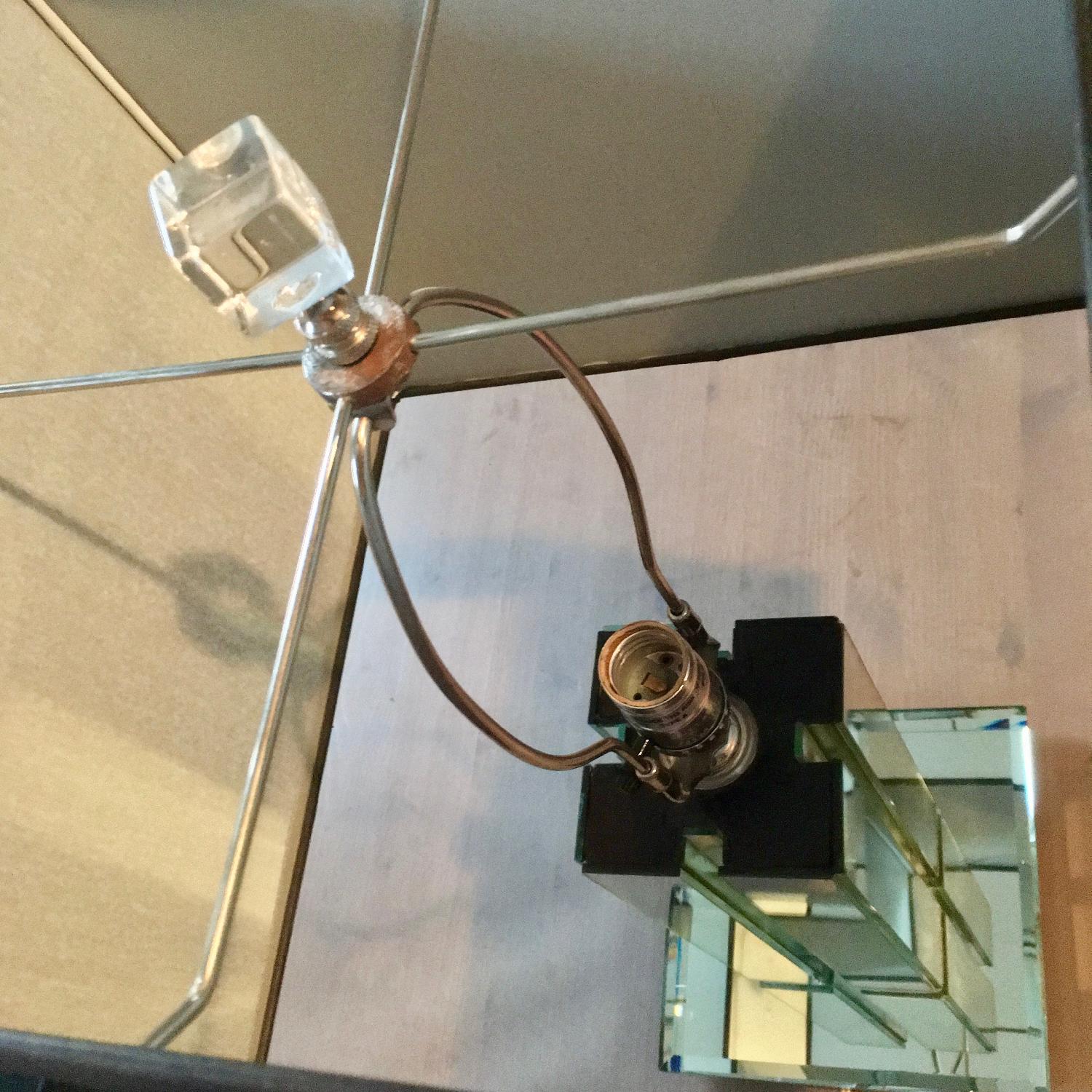 Mid Century Modern Mirrored Table Lamps - image-6