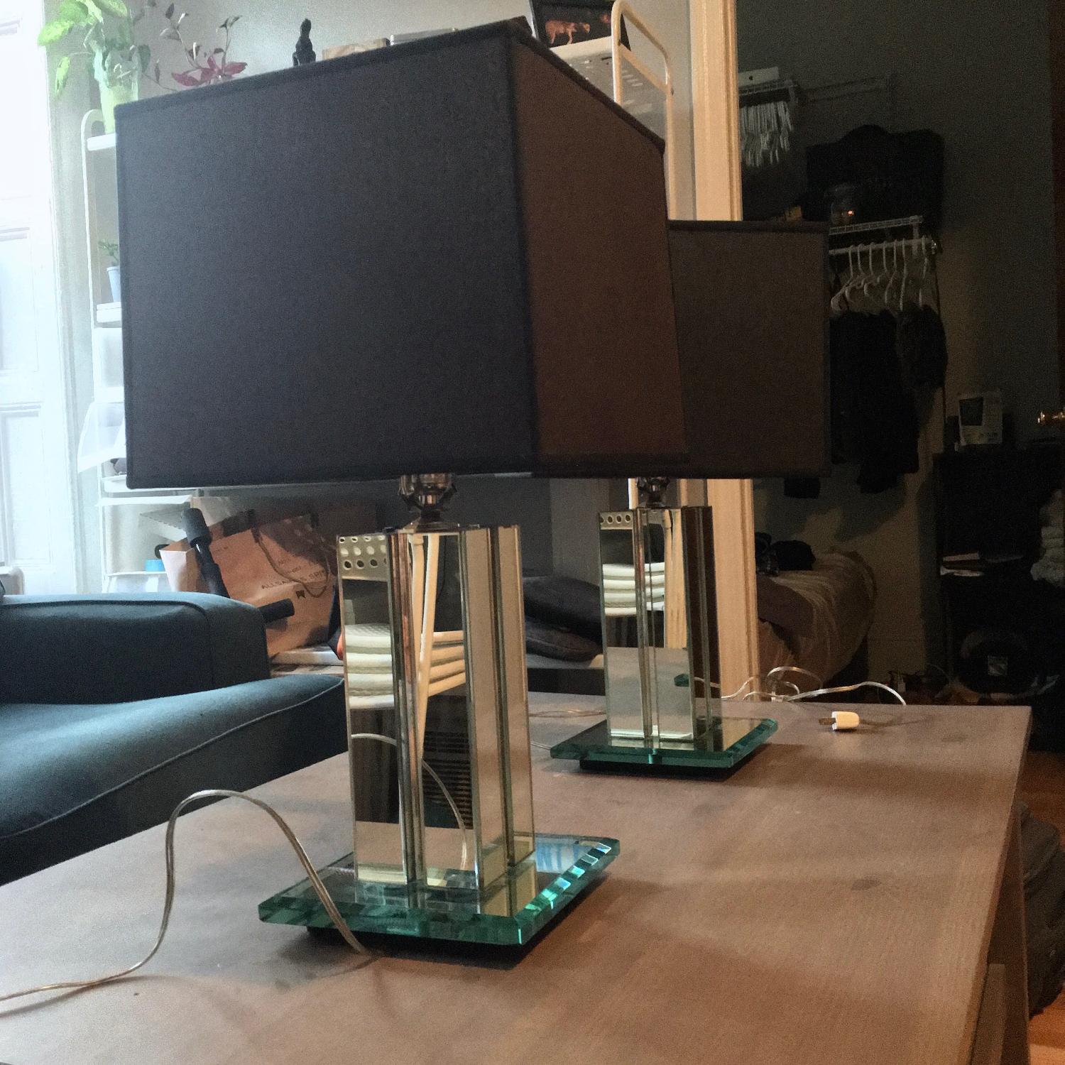 Mid Century Modern Mirrored Table Lamps - image-8