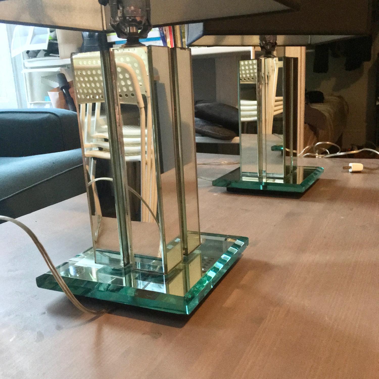 Mid Century Modern Mirrored Table Lamps - image-14