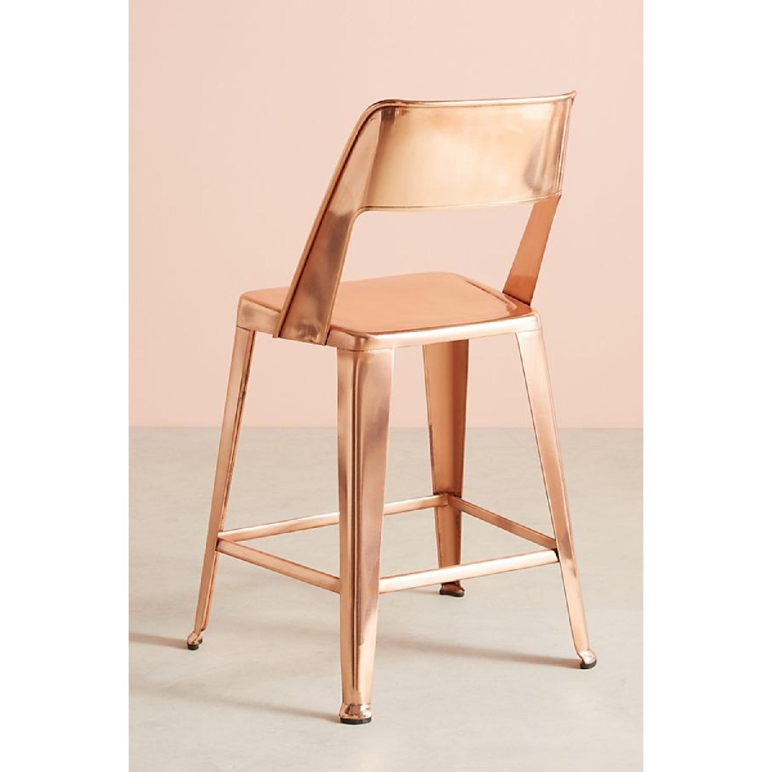 Anthropologie Brass Spenser Counter Stools - image-2