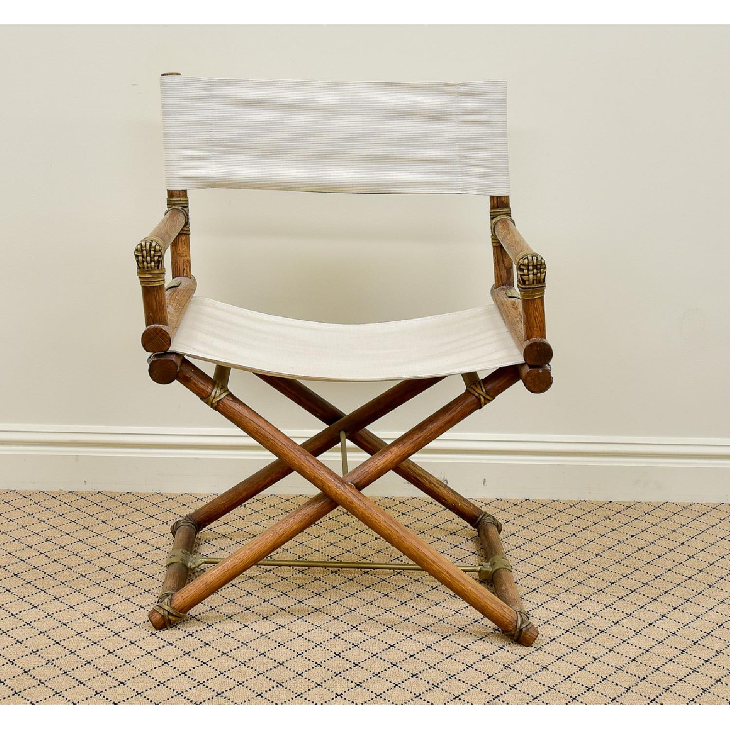 Vintage McGuire Director X Chairs - image-0