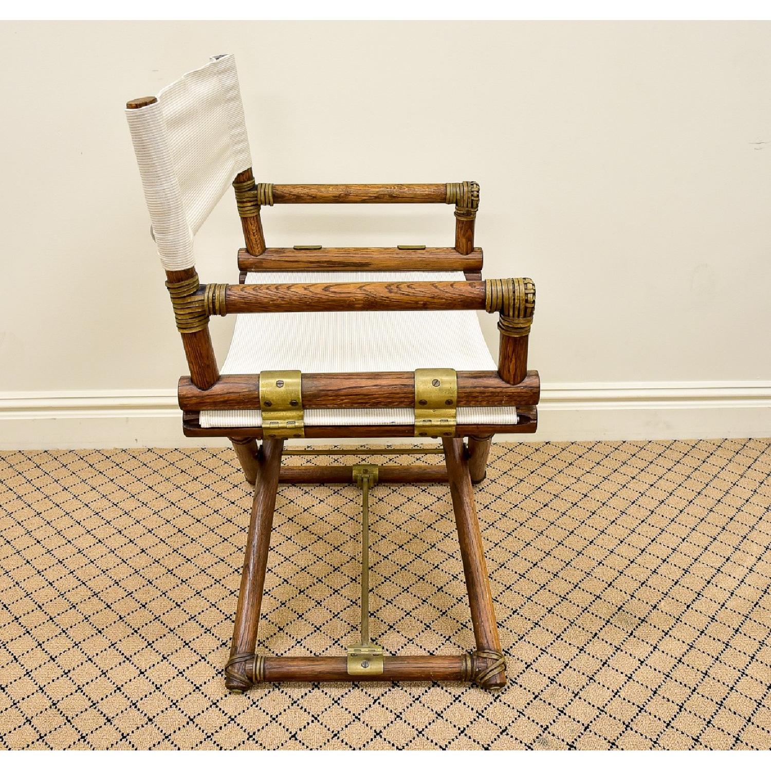 Vintage McGuire Director X Chairs - image-1